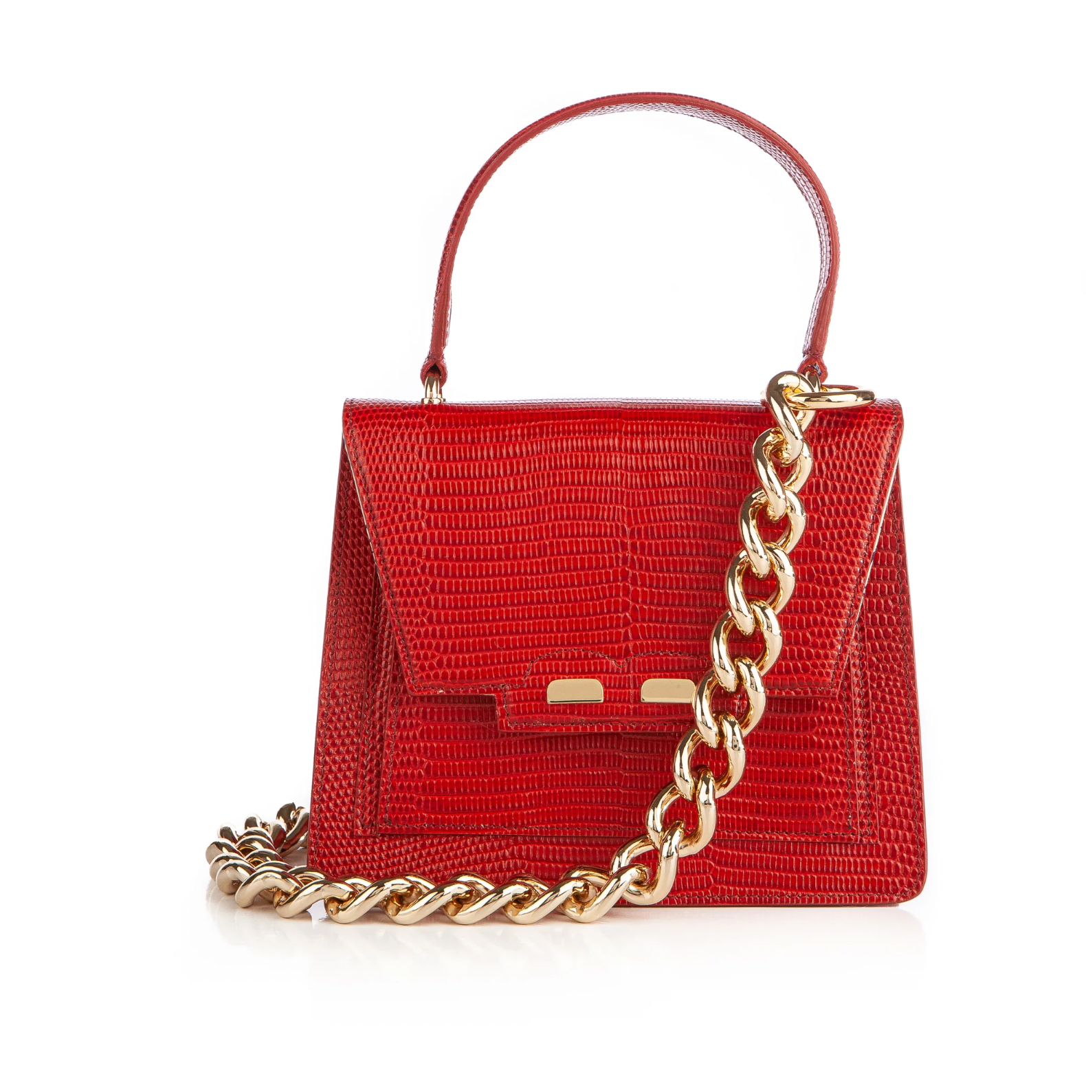 The Isabel Bag - Red Lizard