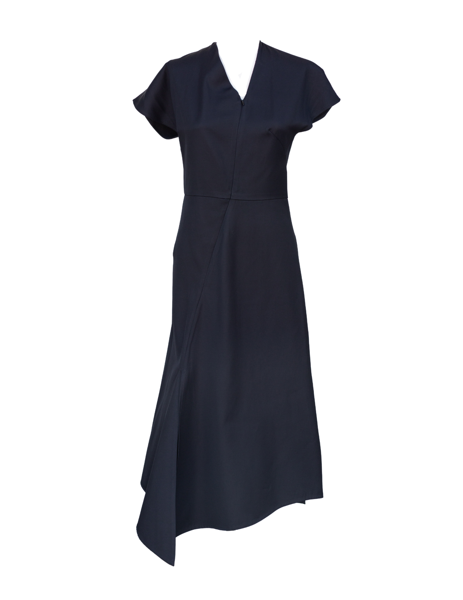 Silent Dress-Luxe Twill Black