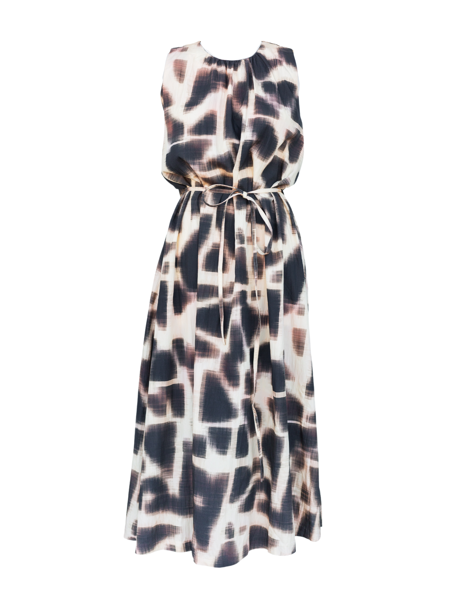 Sleeveless Giraffe Print Dress
