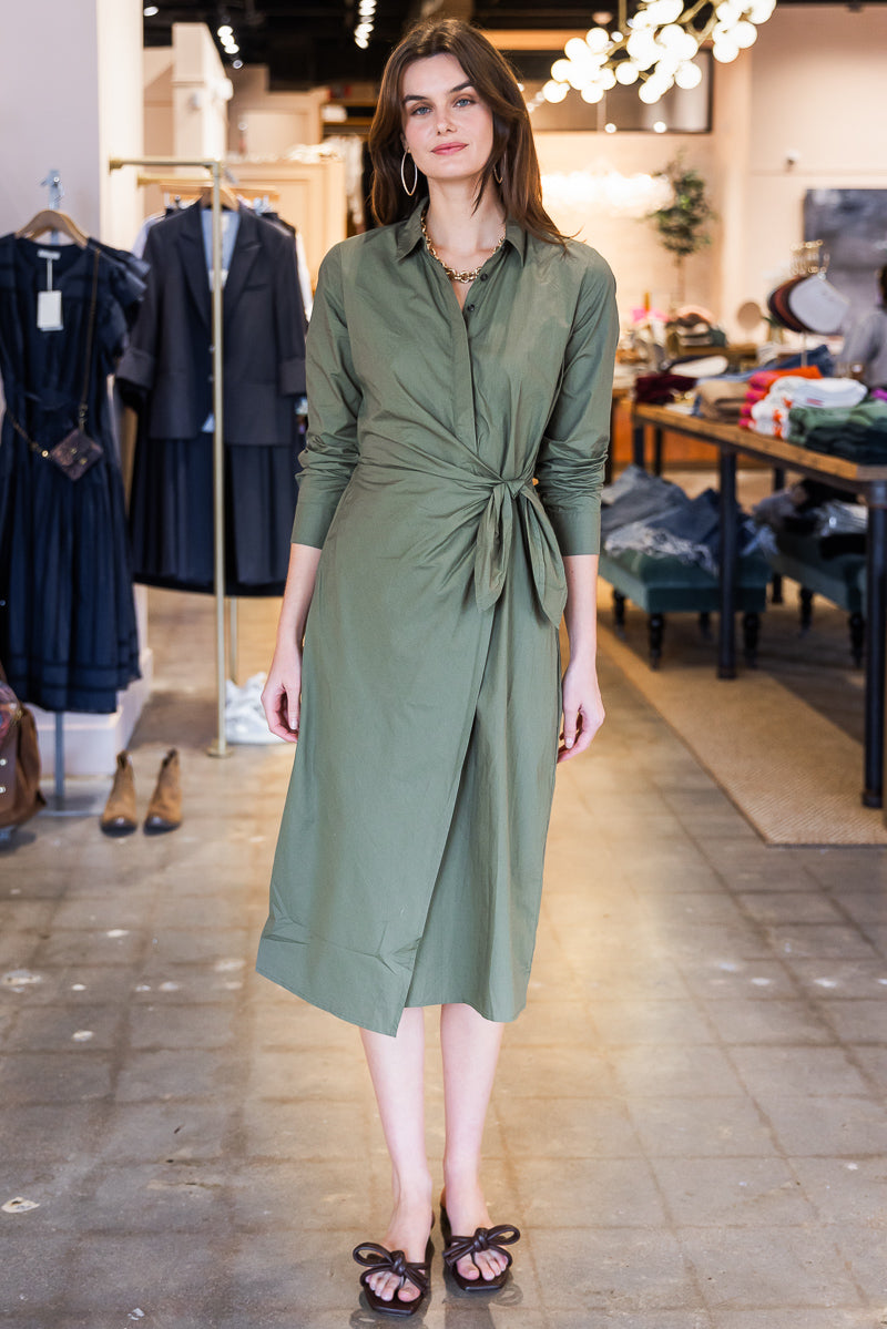 McCallister Dress - Army Green