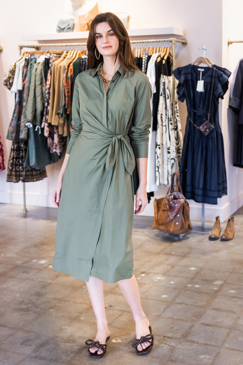 McCallister Dress - Army Green