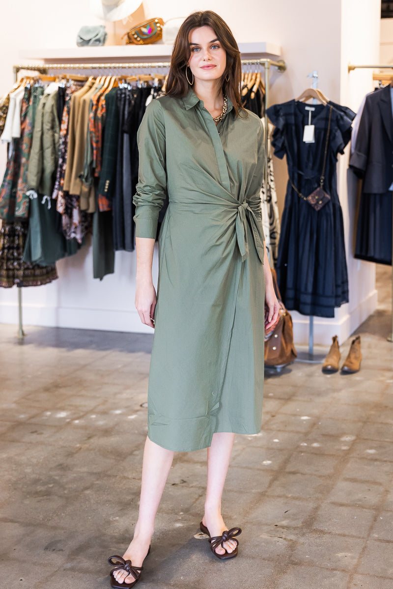 McCallister Dress - Army Green