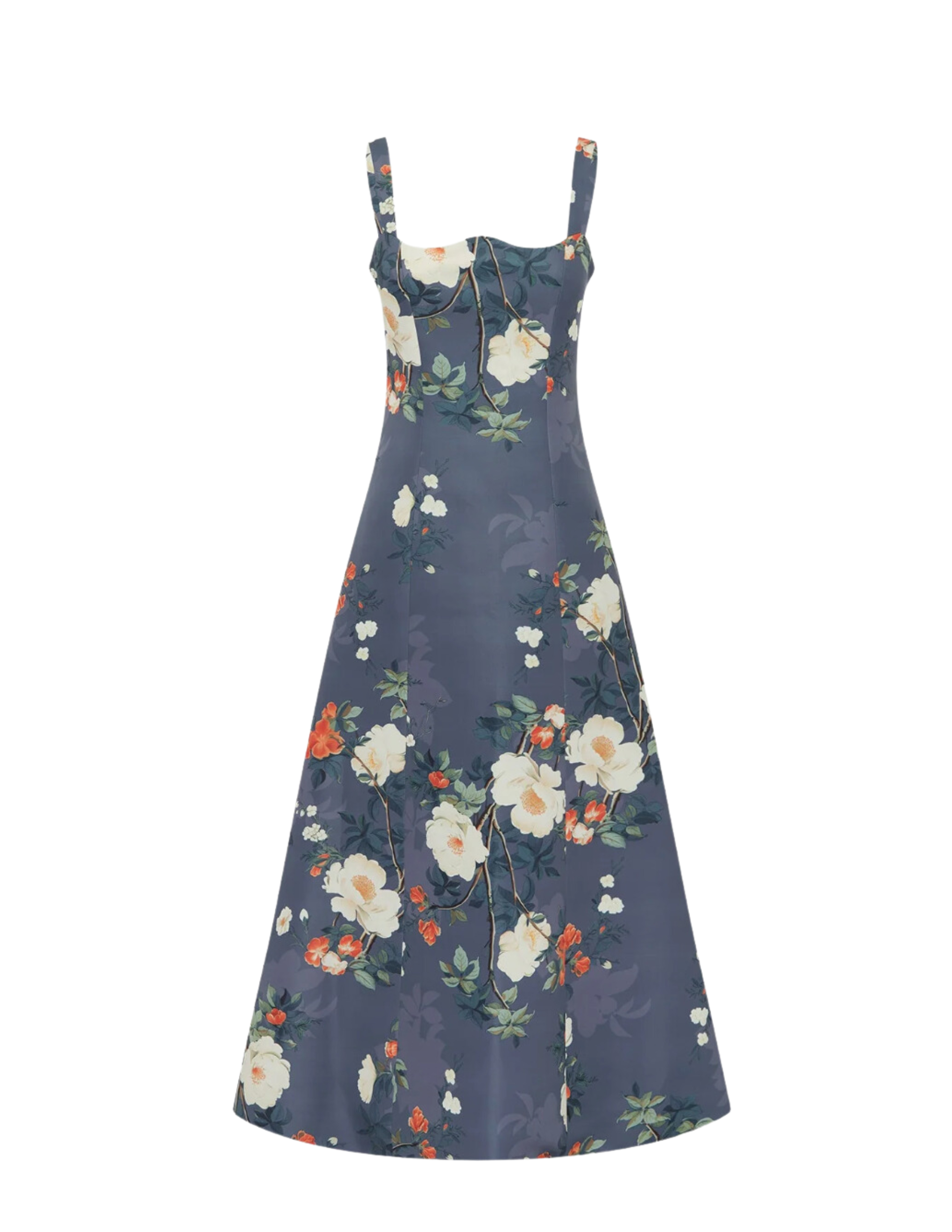 Odette Midi Dress - Pear Blossom Print