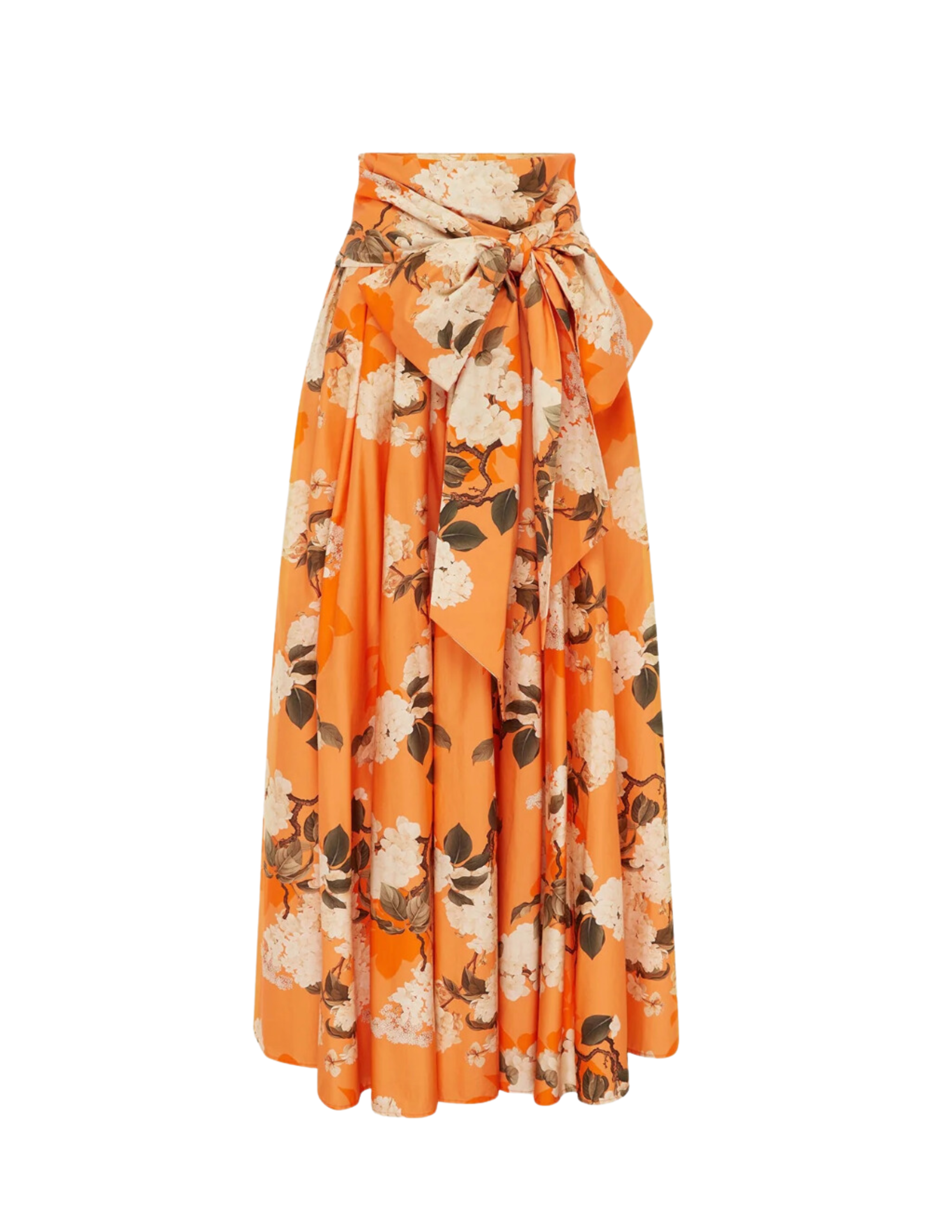 Valerie Maxi Skirt - Hydrangea Tangerine