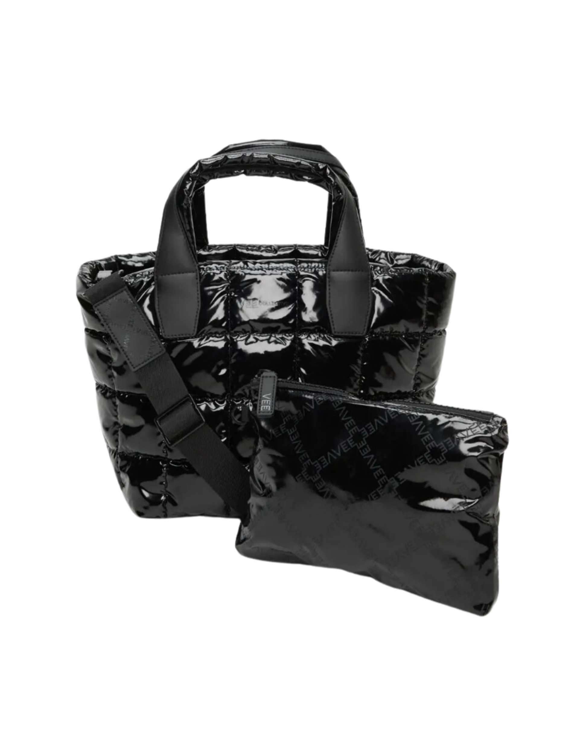 Porter Tote Small - Black Vinyl