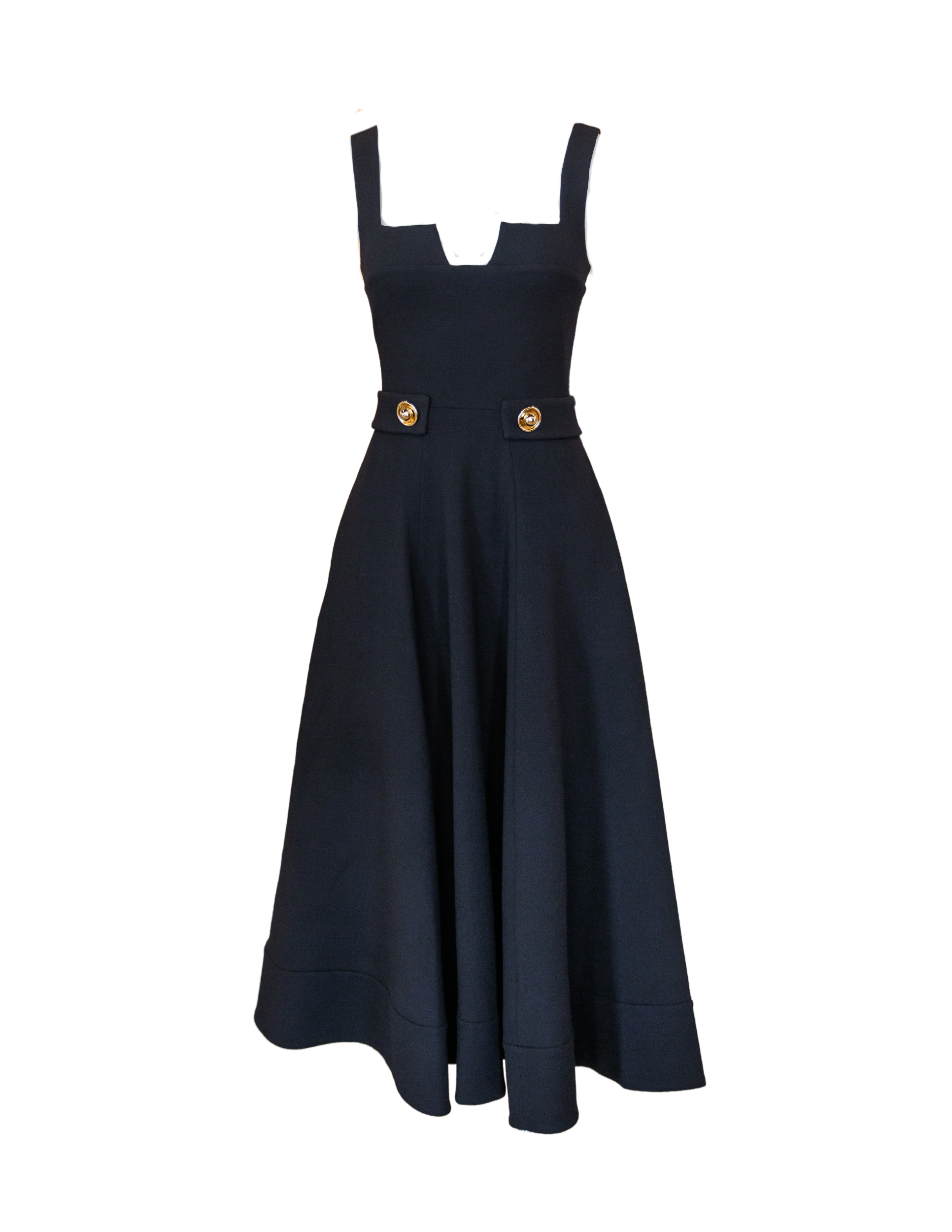 Fiore Midi Dress - Black