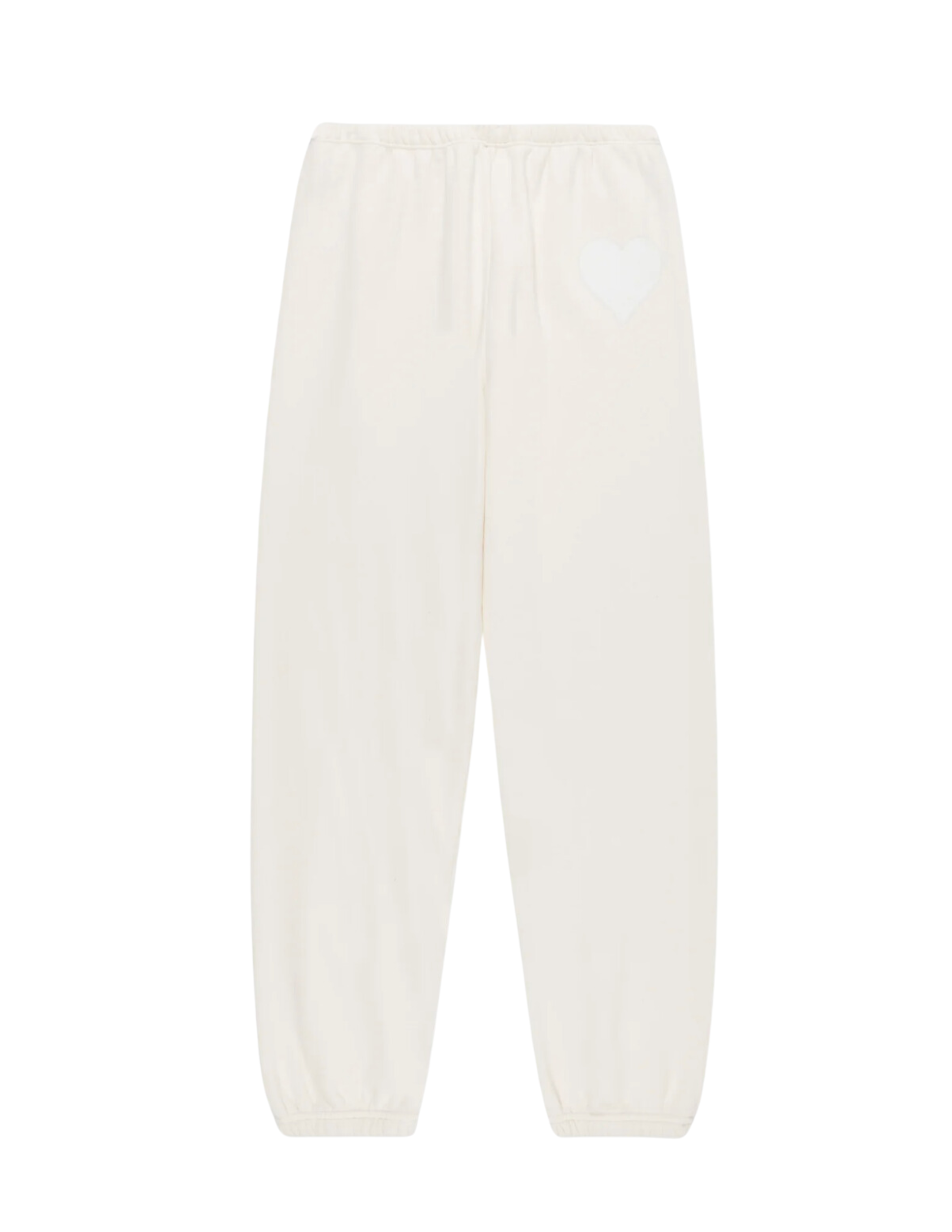 Heart Sweatpant - Creme