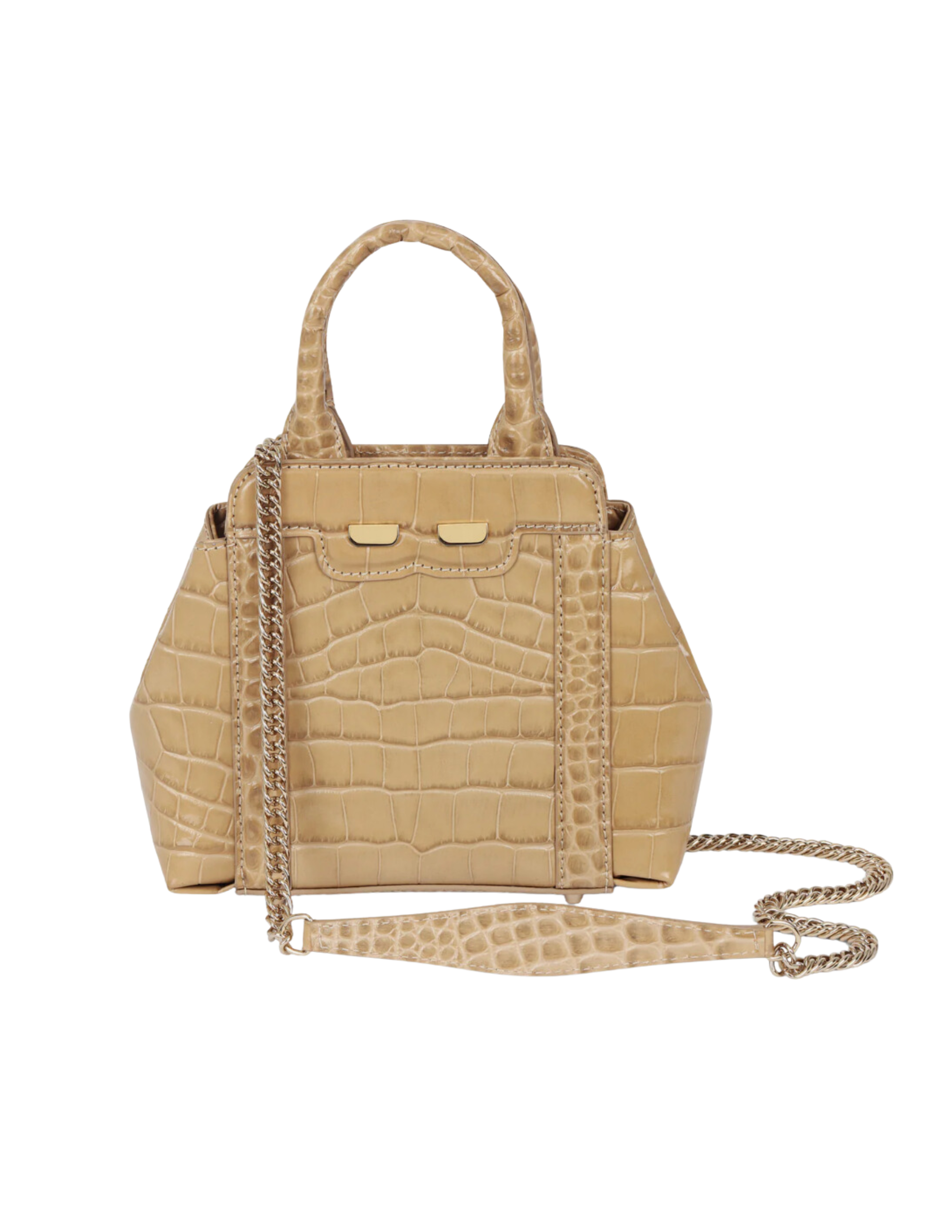 Mini Nott Bag - Hazelnut Croc