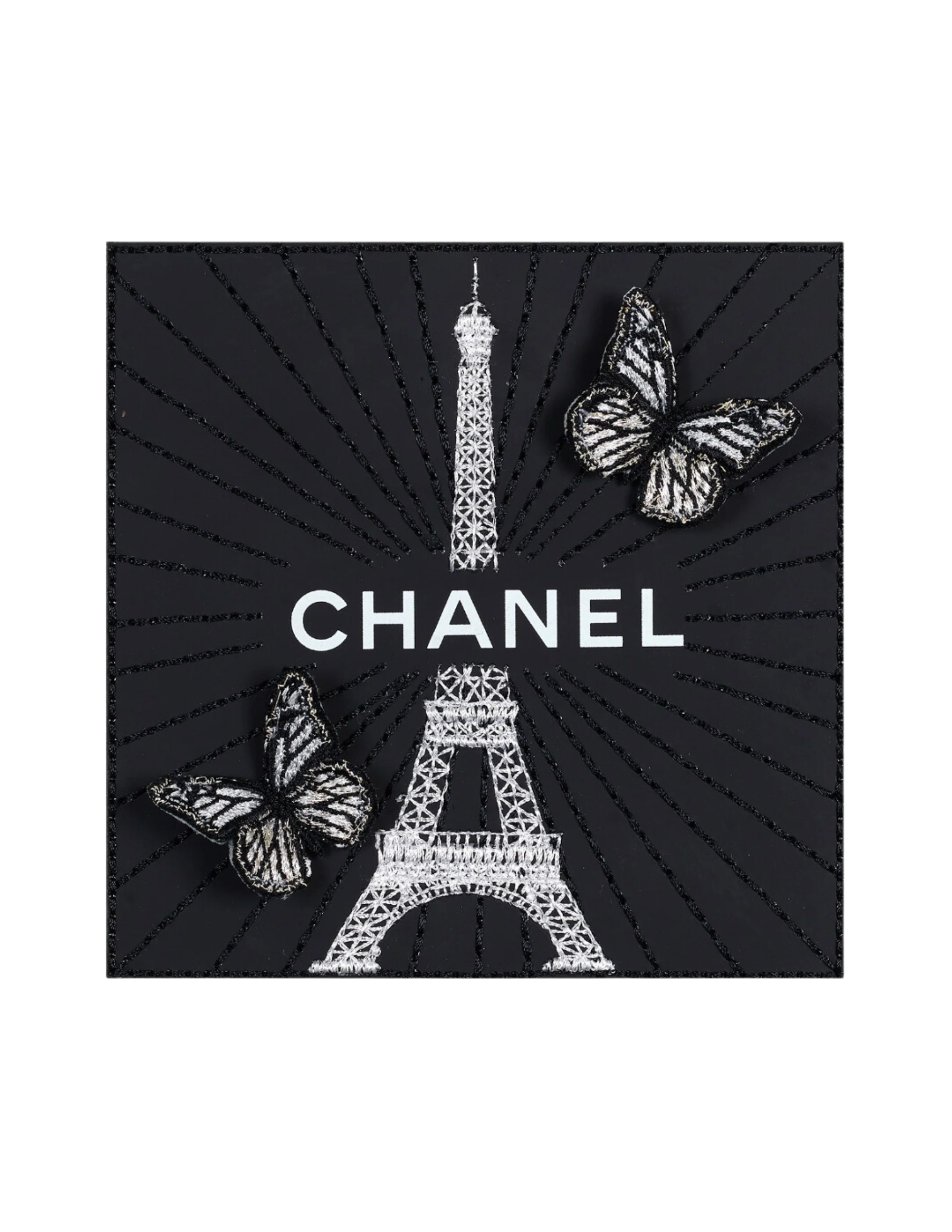 Petite Black Chanel Eiffel Tower (SWP36)