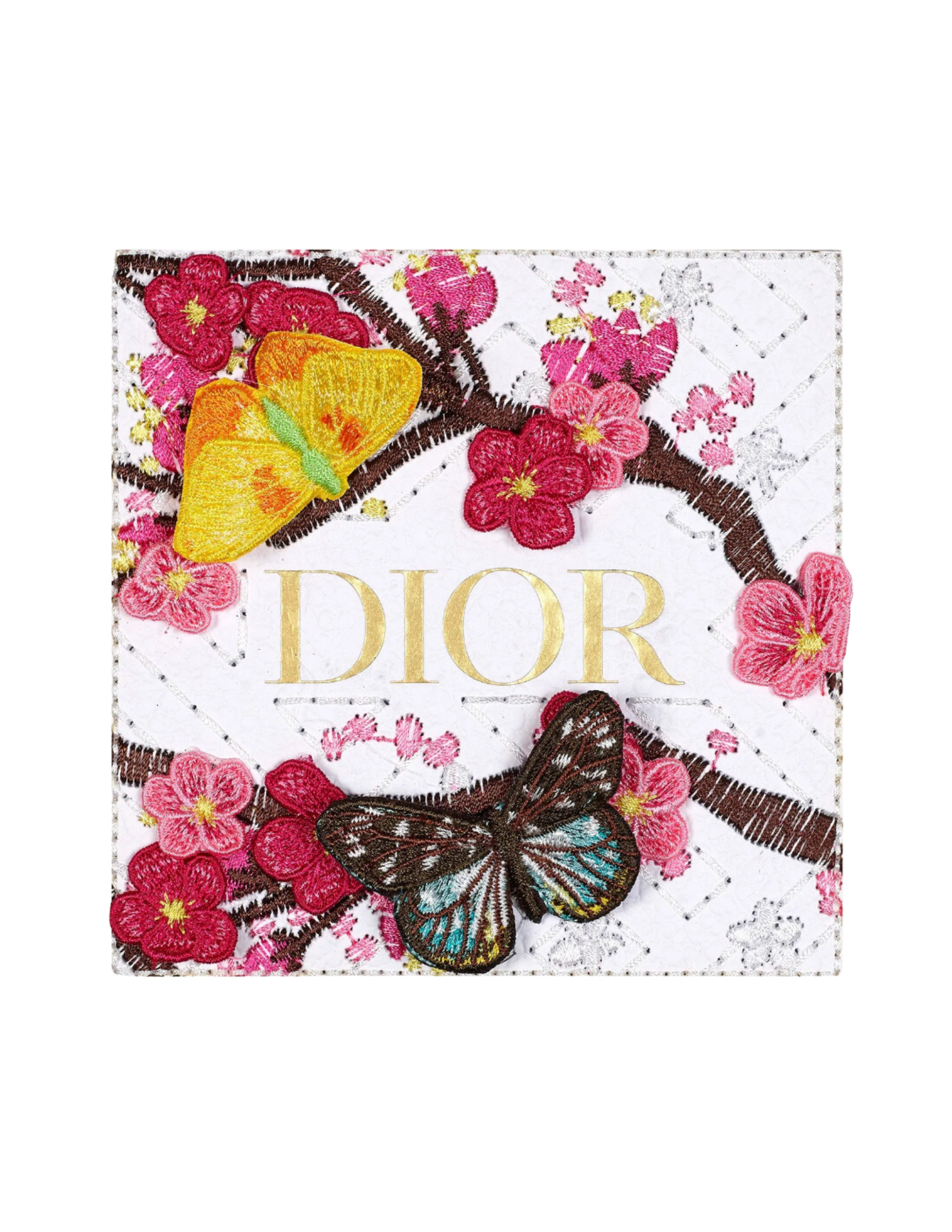 Petite White Dior Cherry Blossom Butterflies (SWP35)