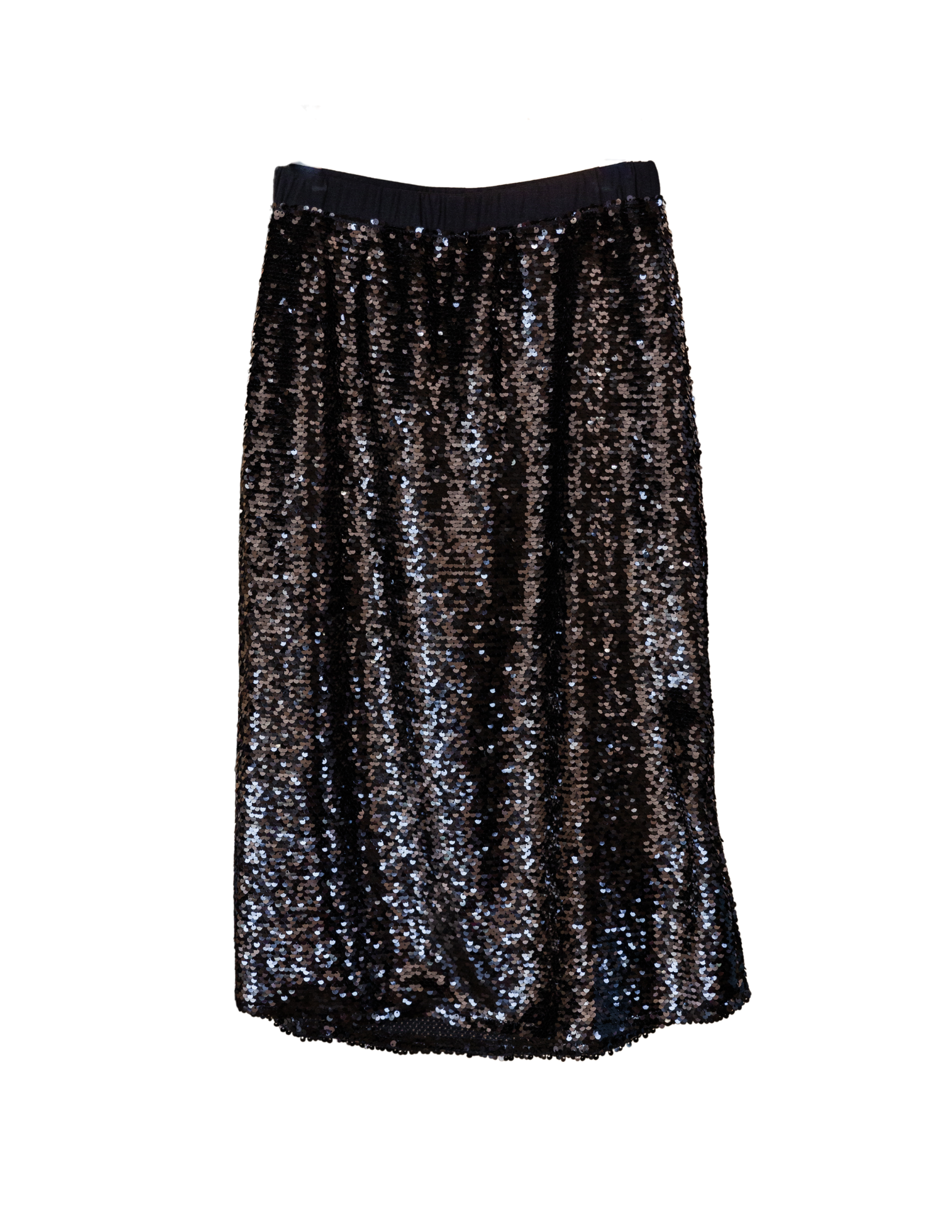 Shimmer Sequin Skirt - Black