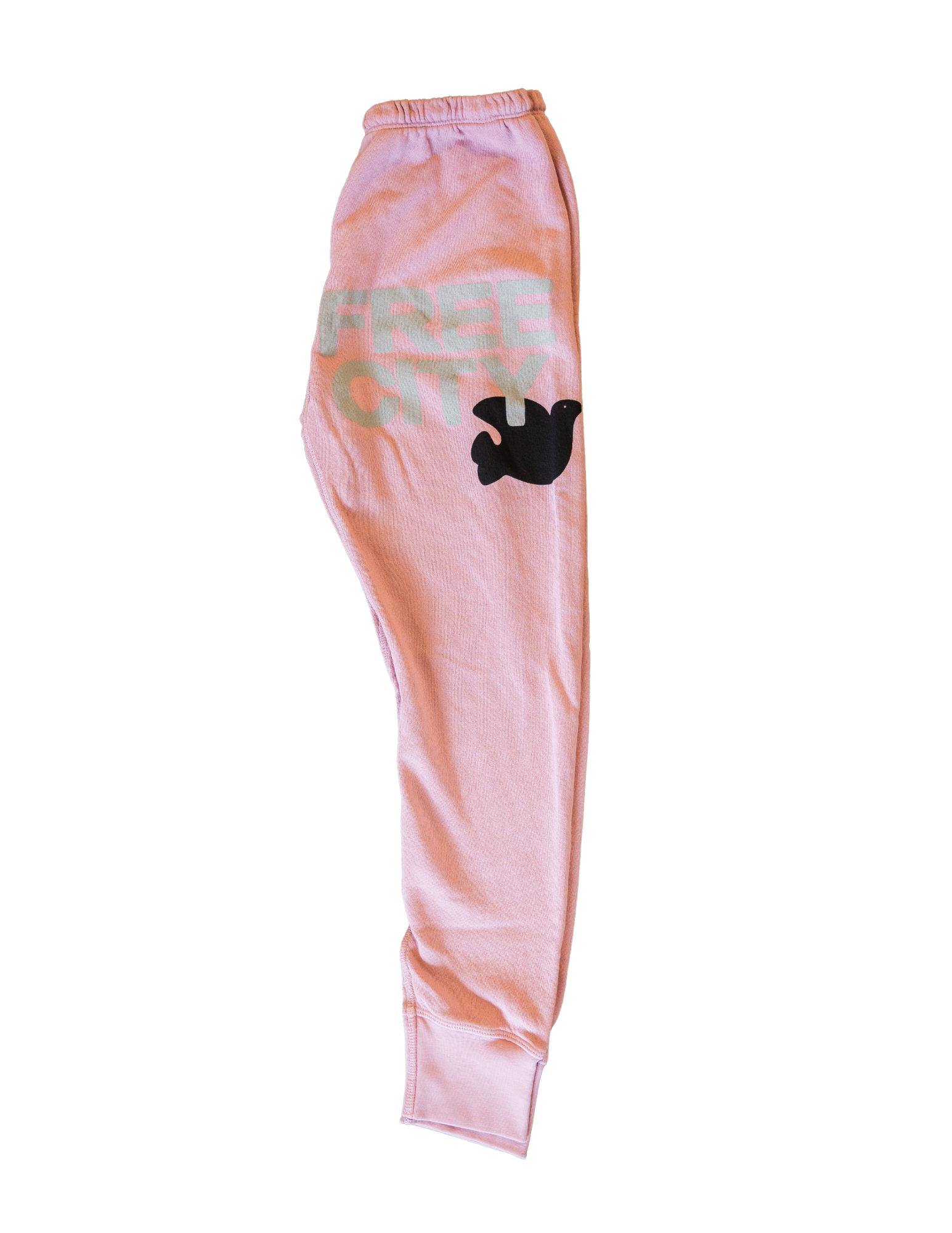 FreeCity Large 3/4 Sweats - Ballerina