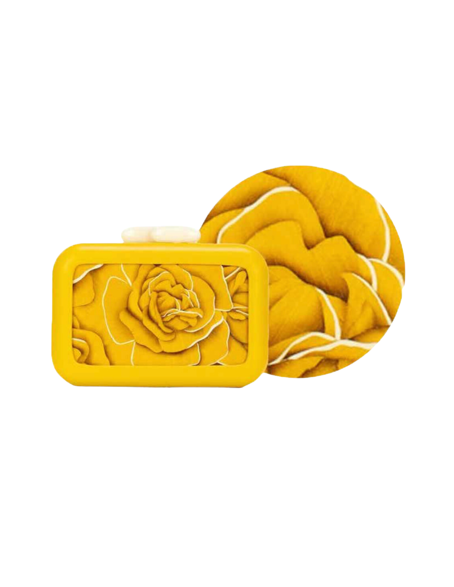 Folhata Yellow Rose Clutch