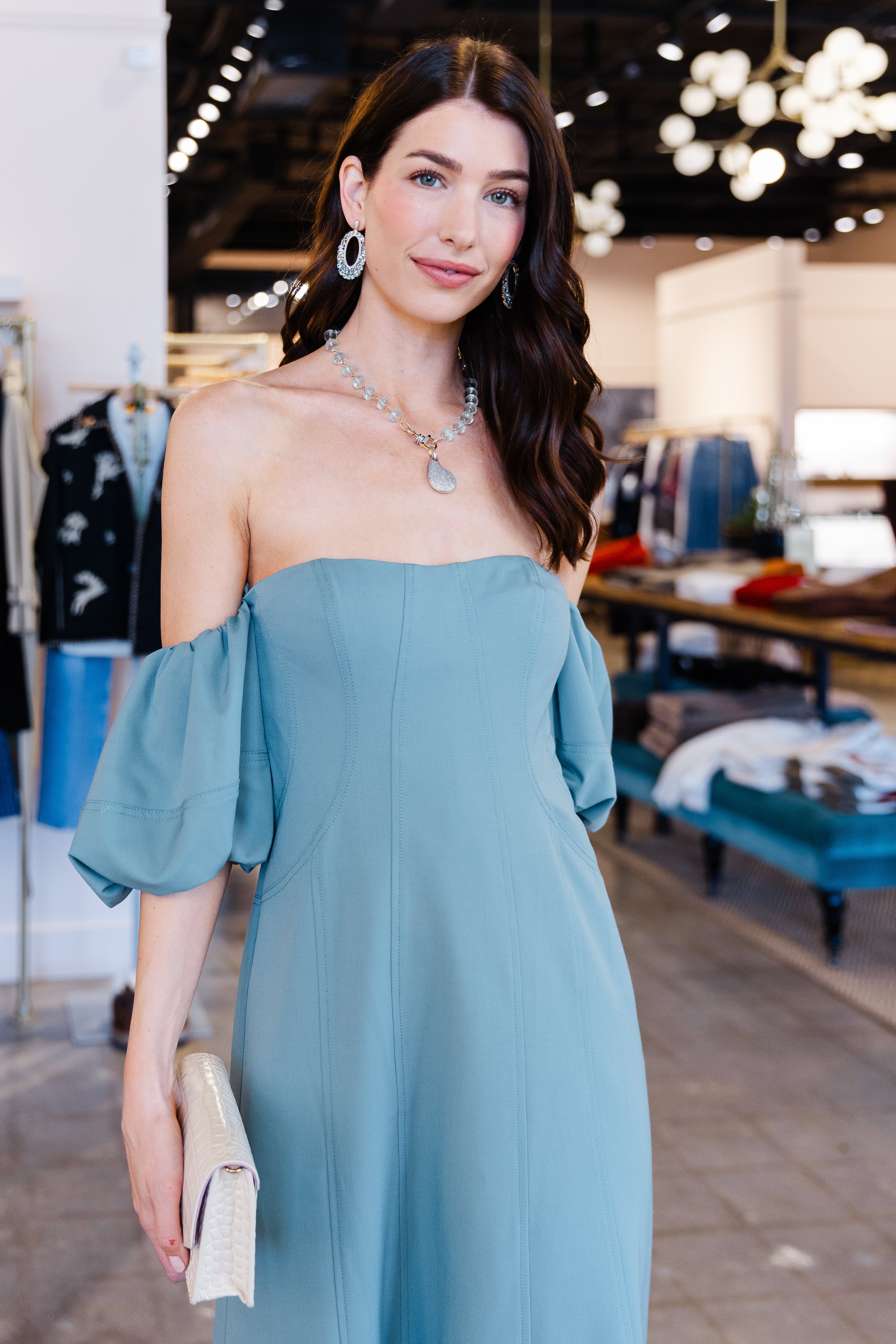 Nina Off the Shoulder - Ocean