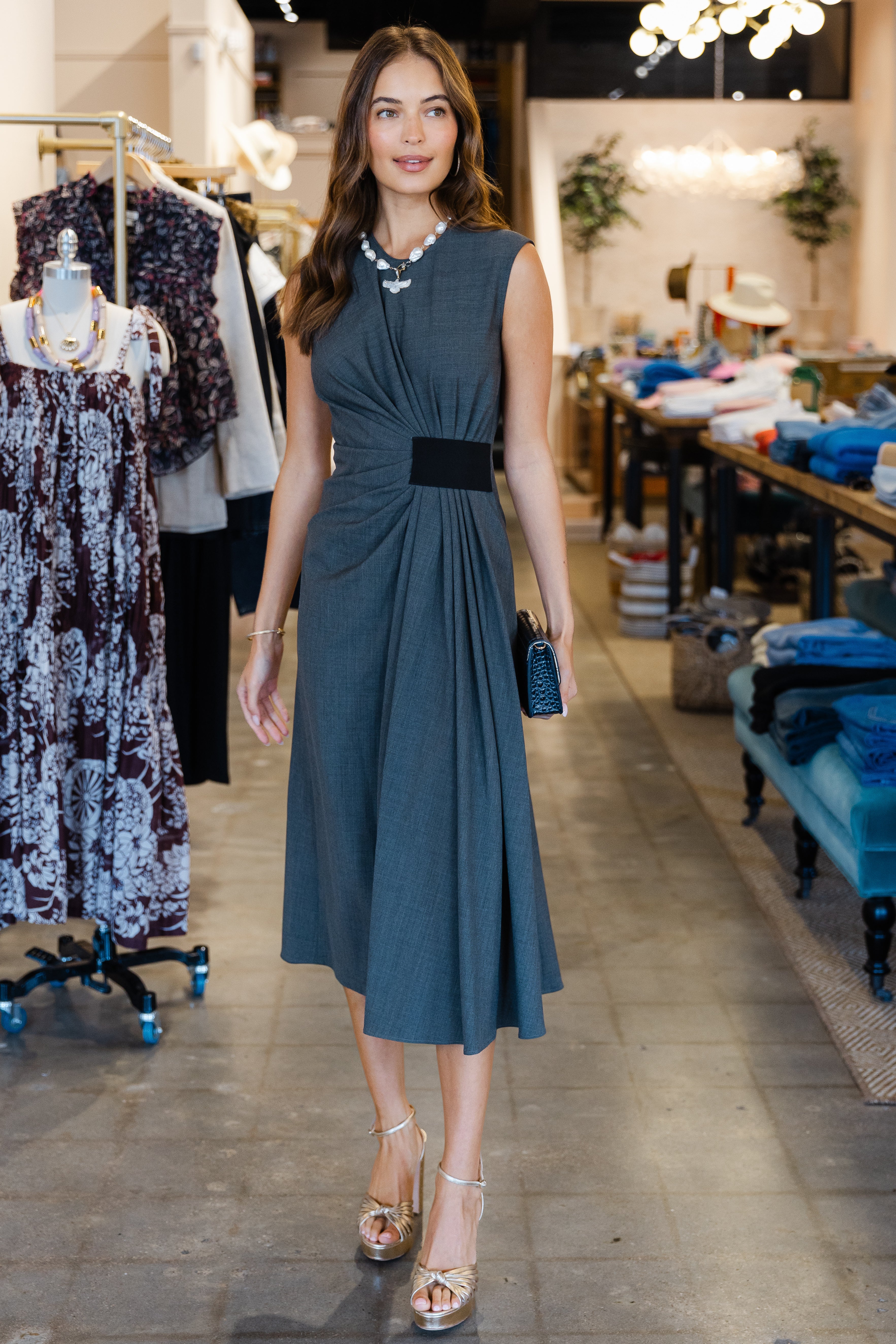 Fresh Wool Dress - Grey