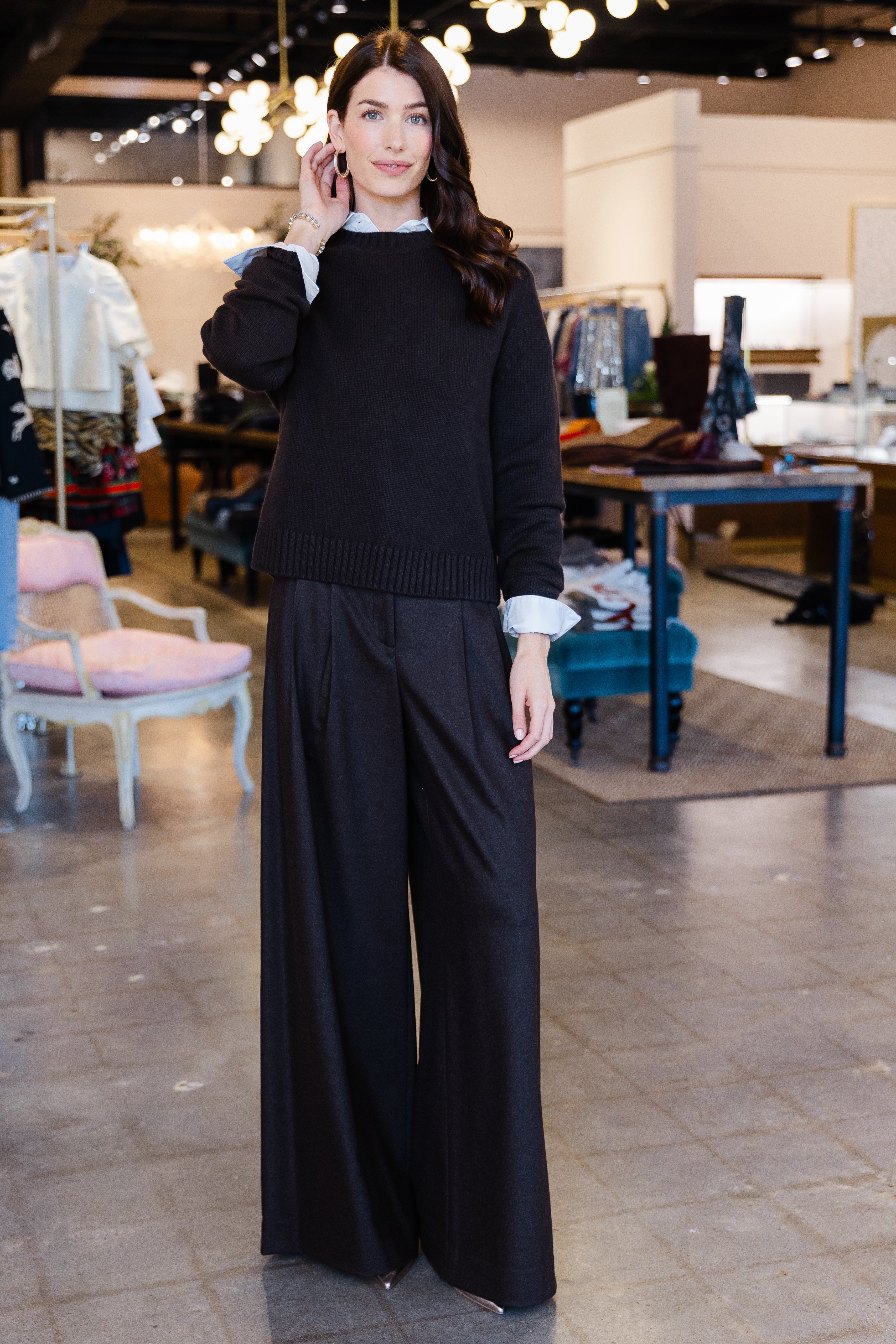 New Jill Crewneck - Blackwood