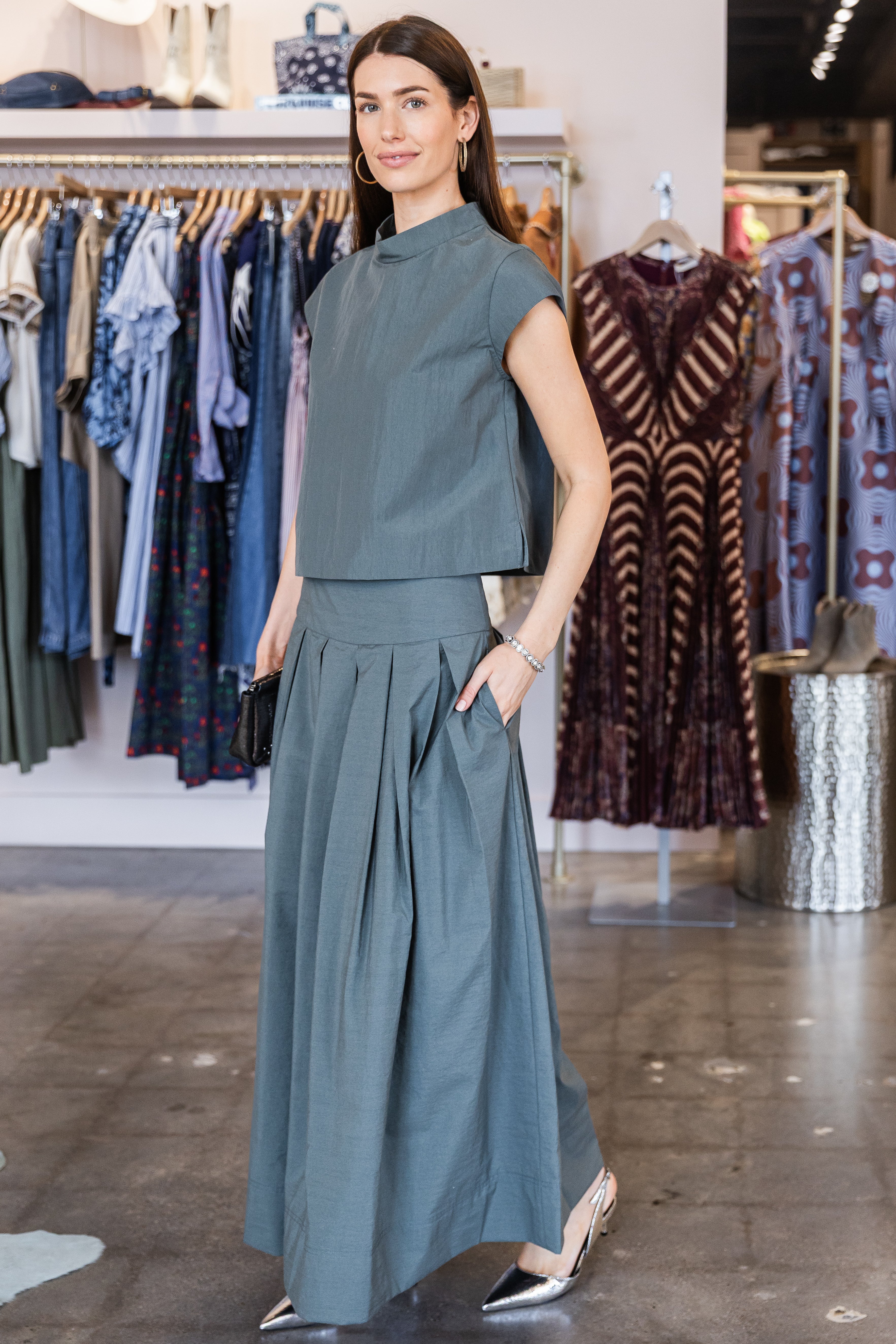 Belle Skirt - Greenish