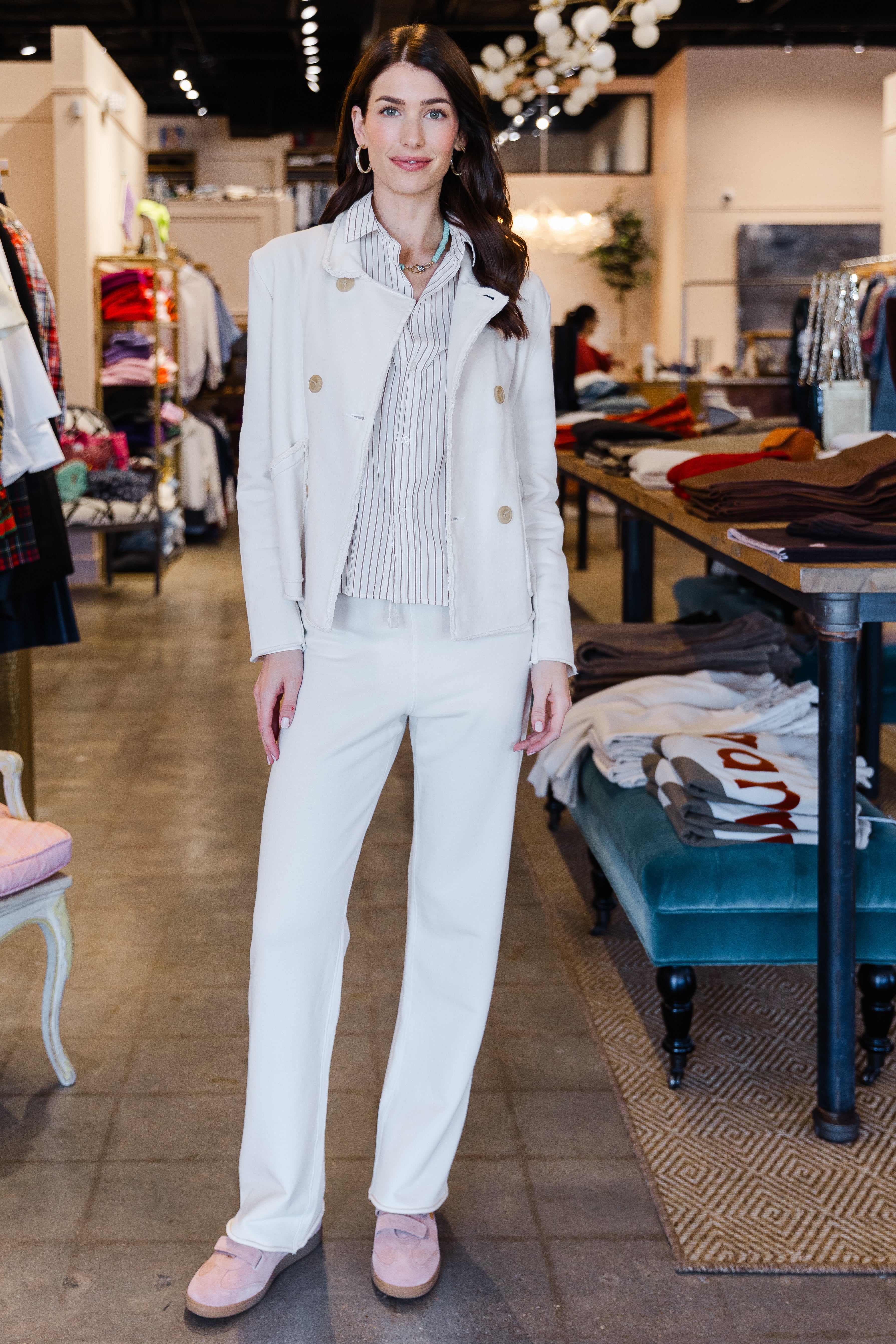 Catherine Long Sweatpant - VWT Vintage White