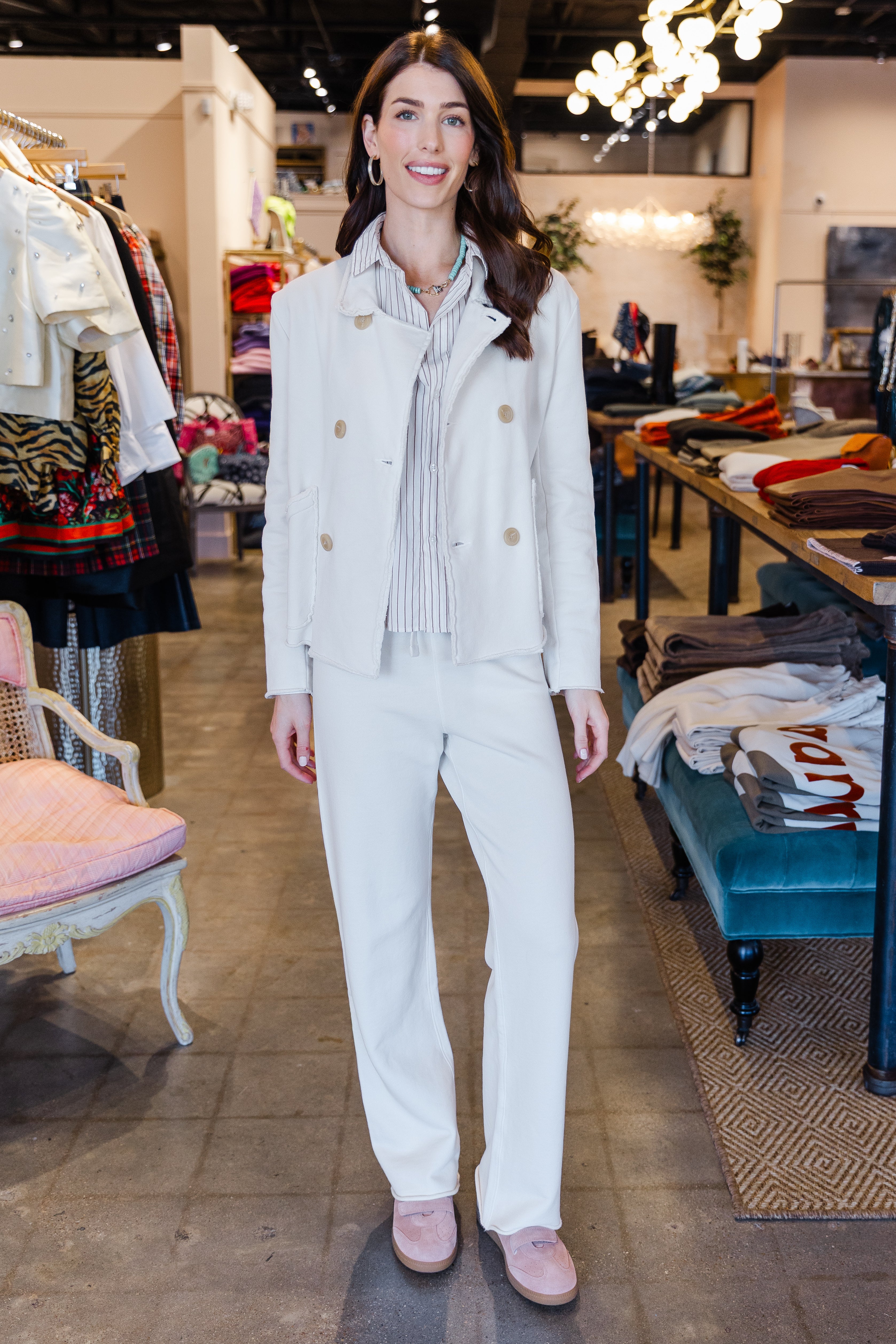 Catherine Long Sweatpant - VWT Vintage White