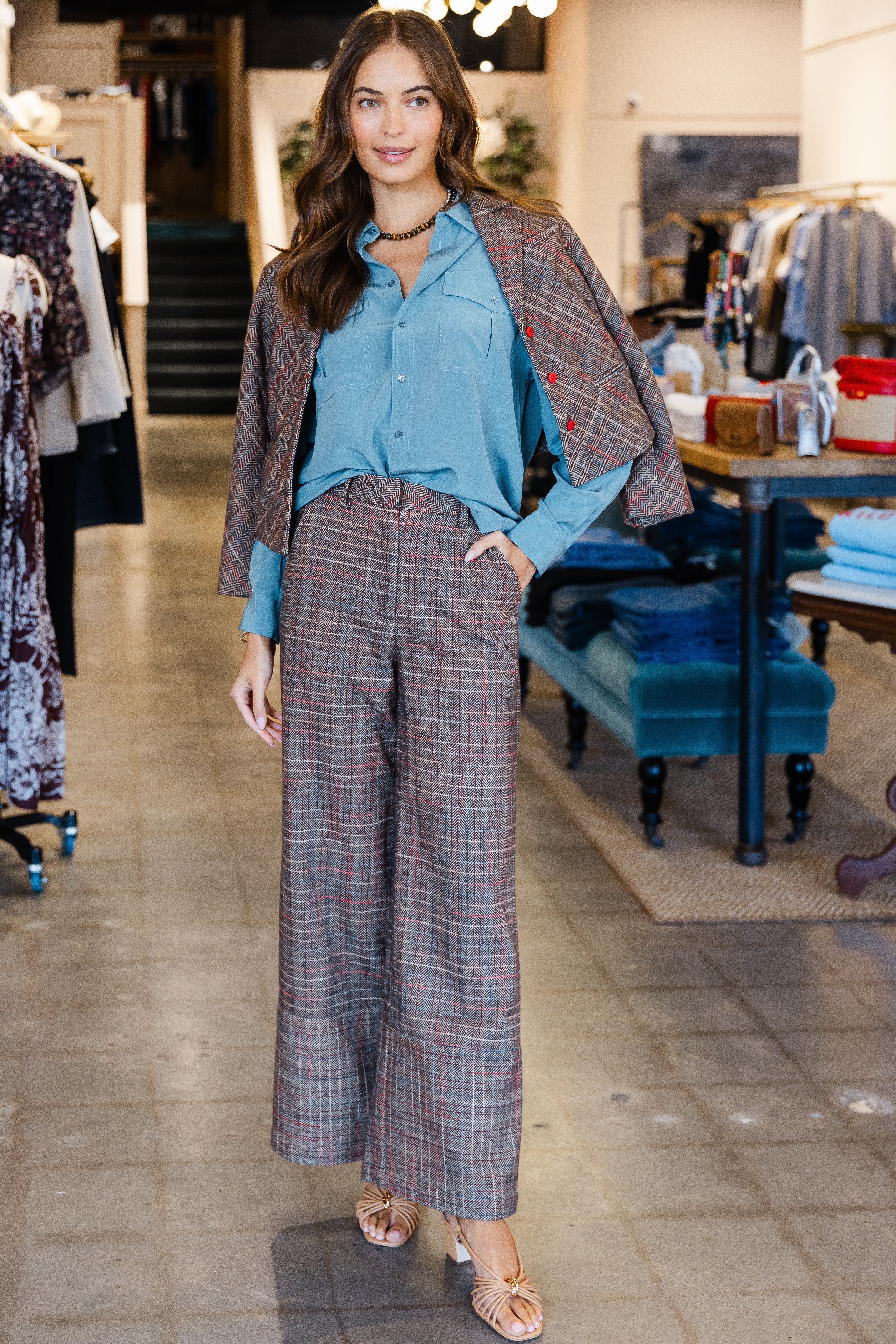 Panel Hem Pant - Rainbow