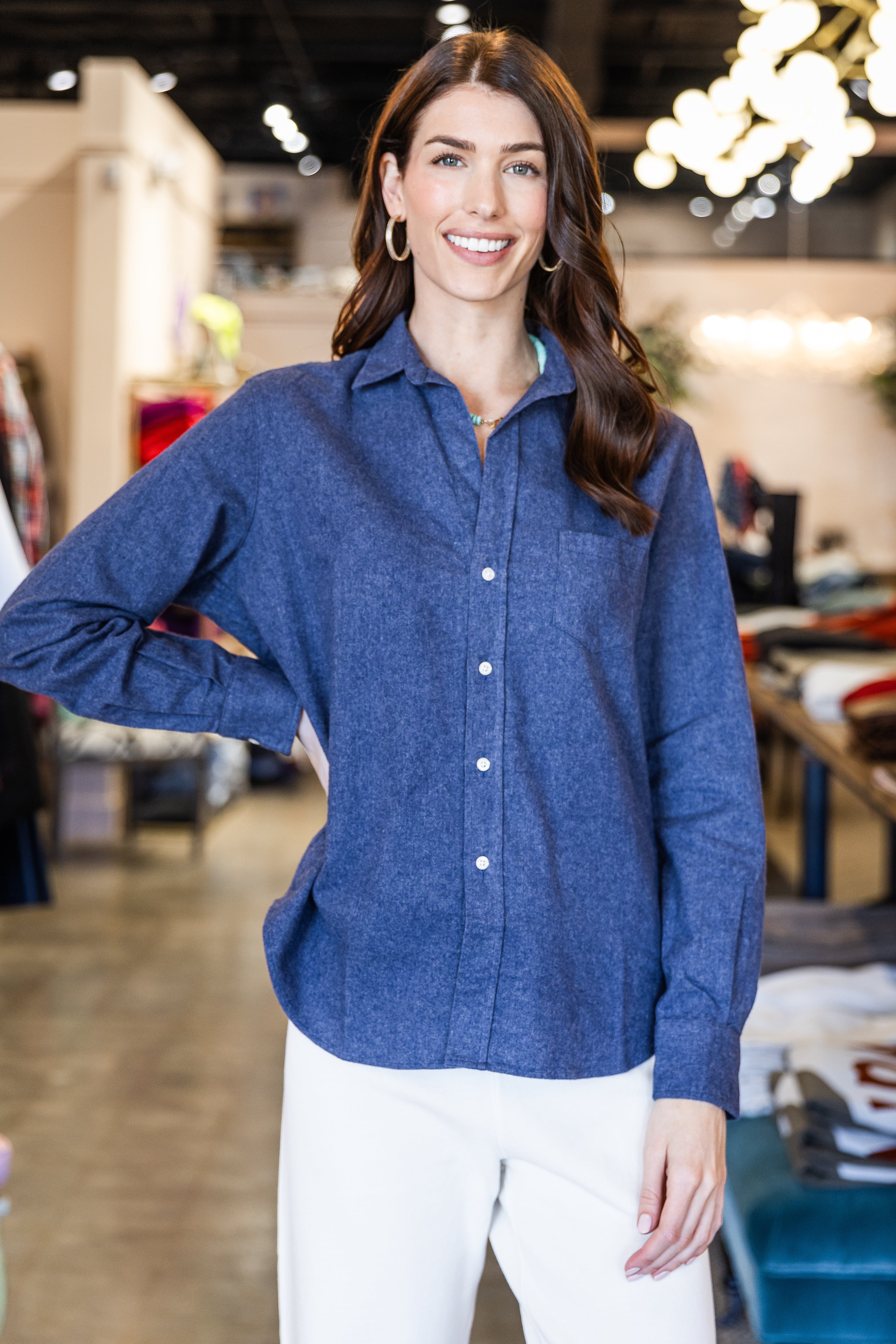 Eileen - Blue Melange