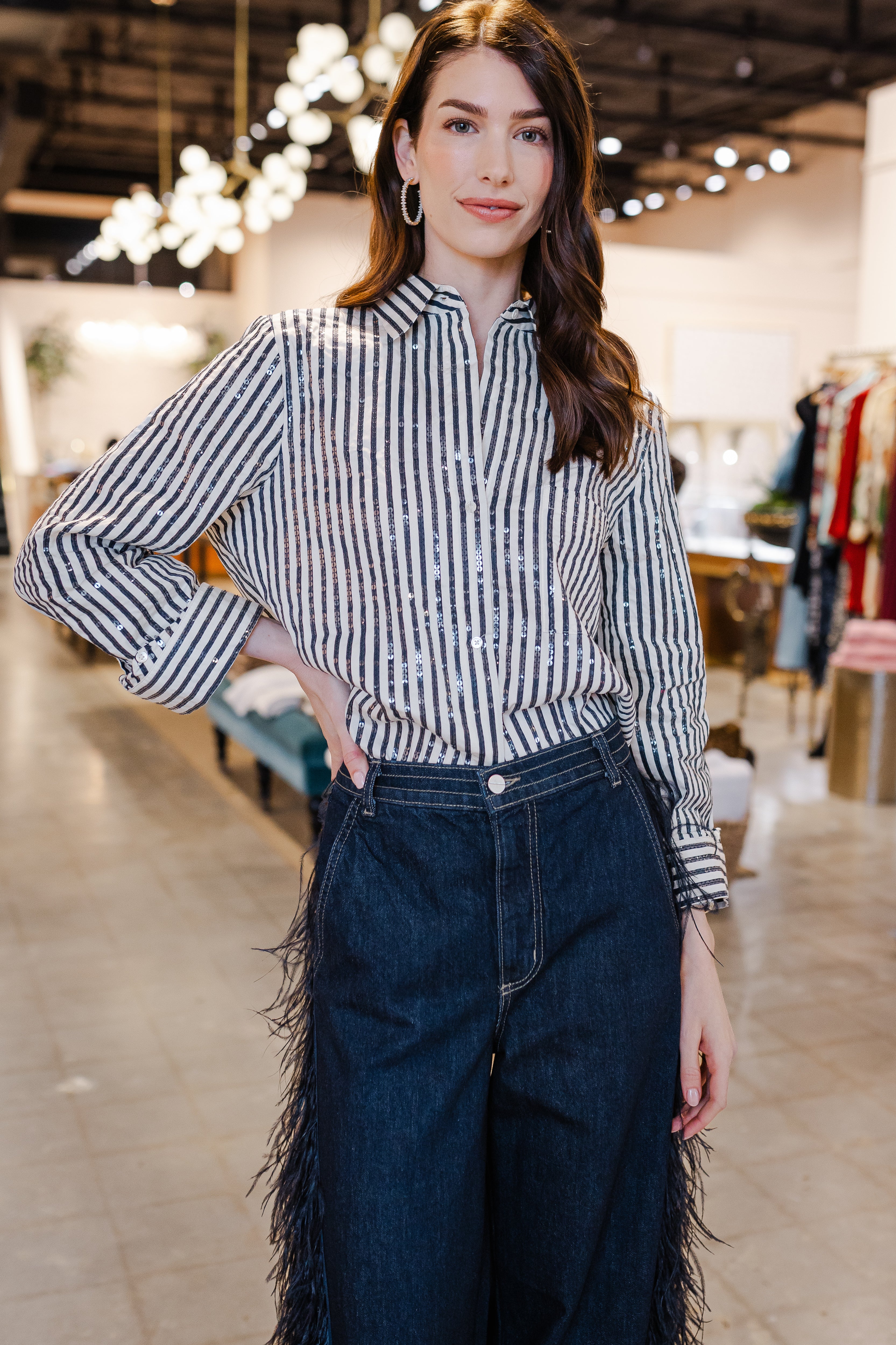 Next Morning - Indigo/White