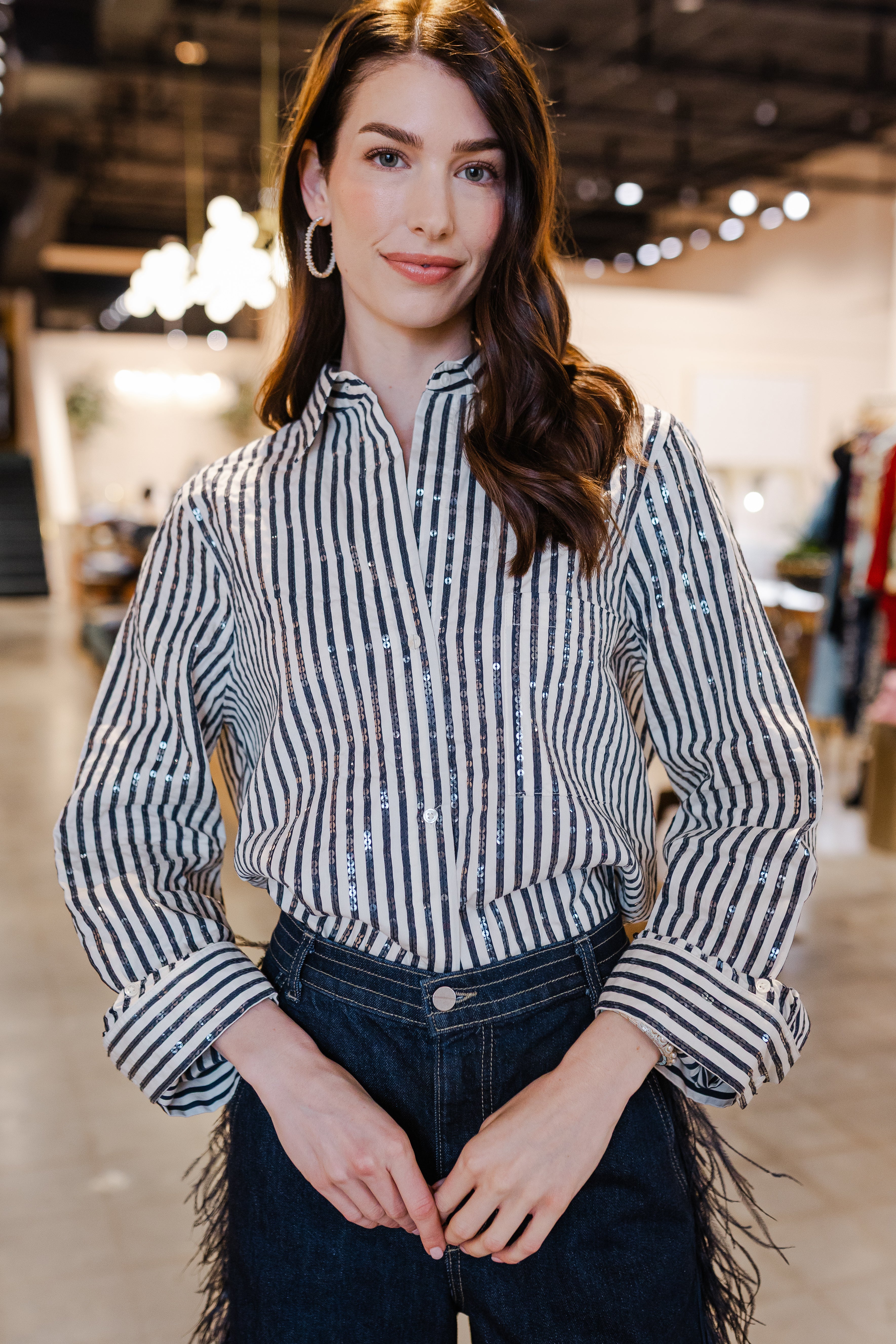 Next Morning - Indigo/White