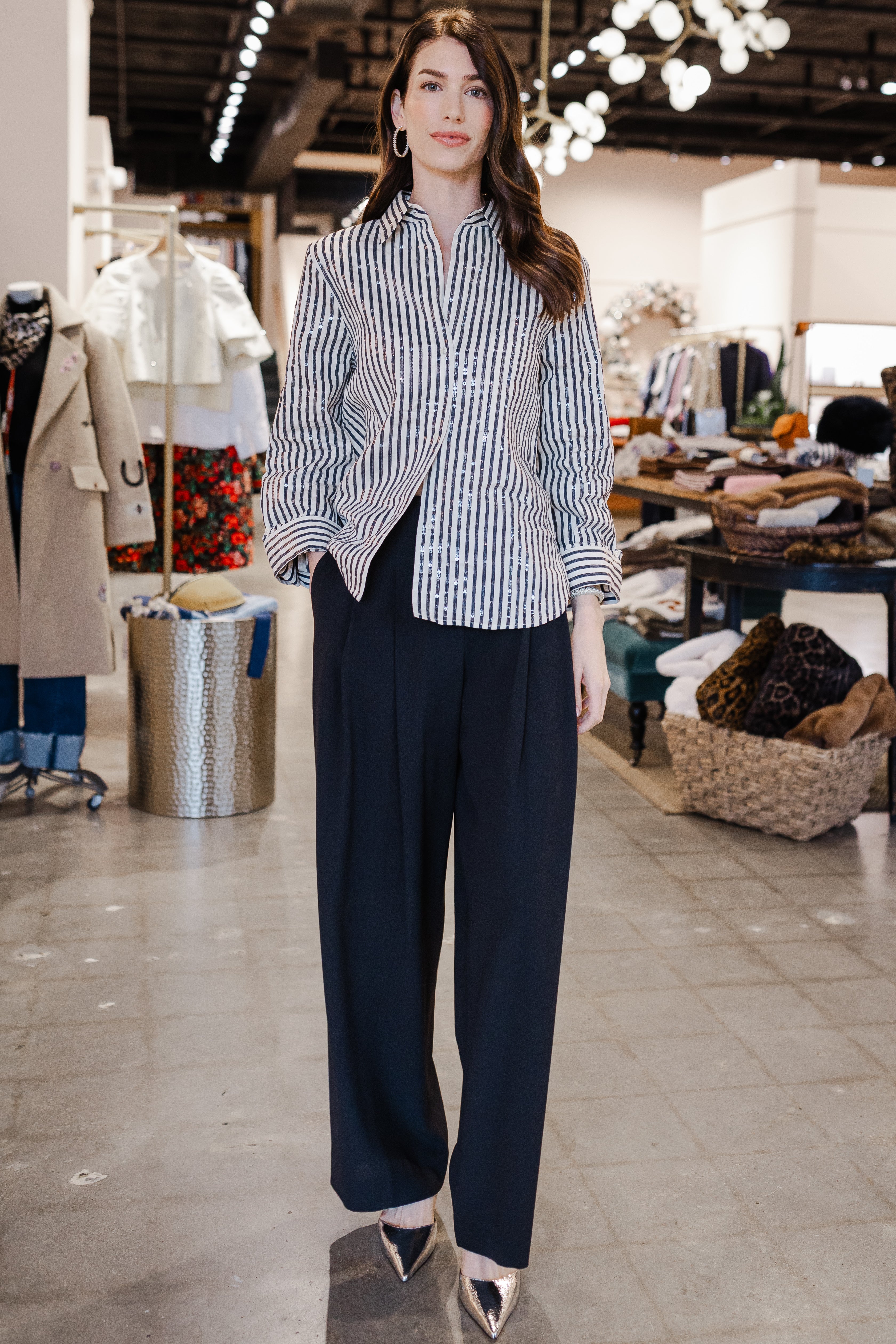 Next Morning - Indigo/White