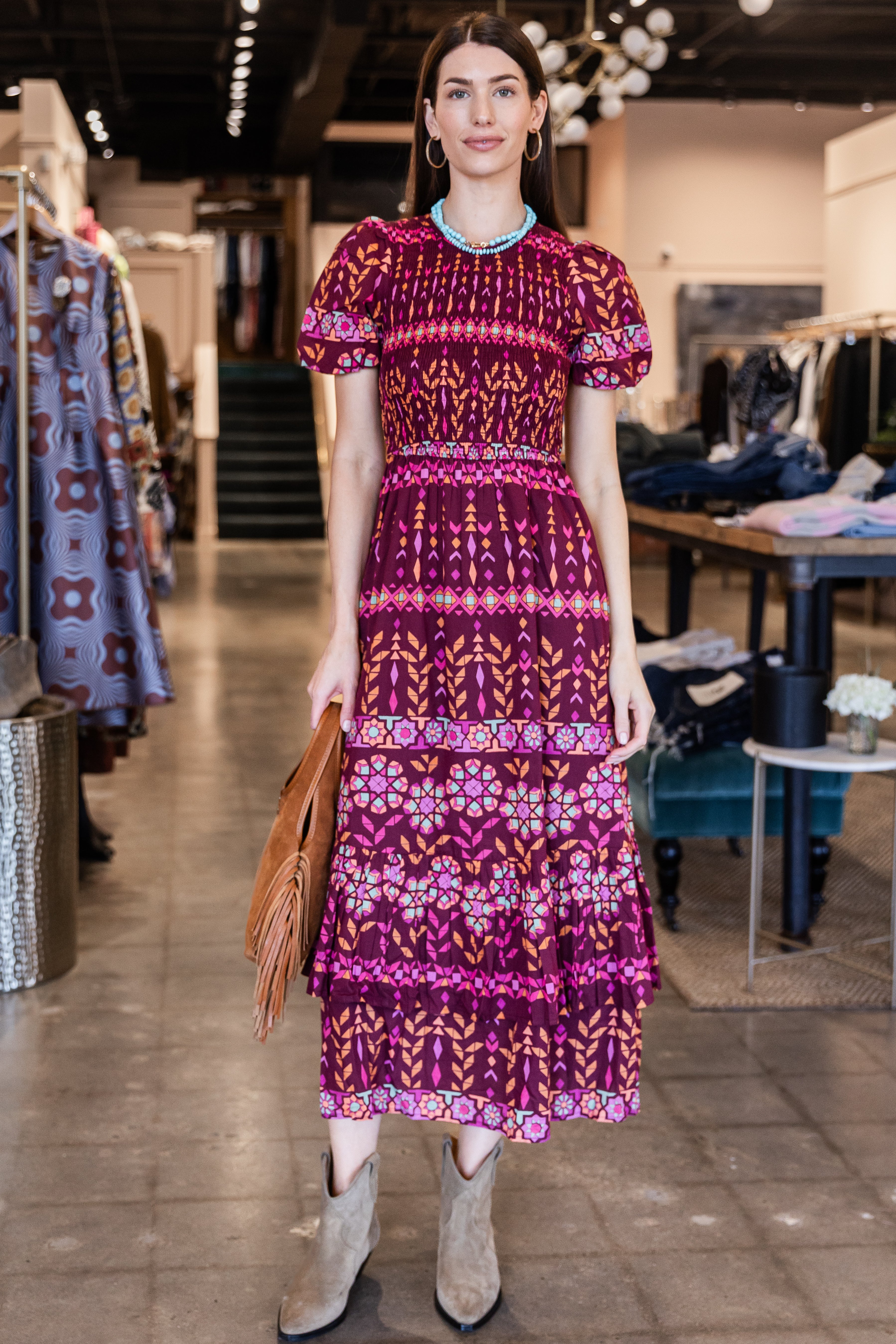 Quant Dress - Rhubarb