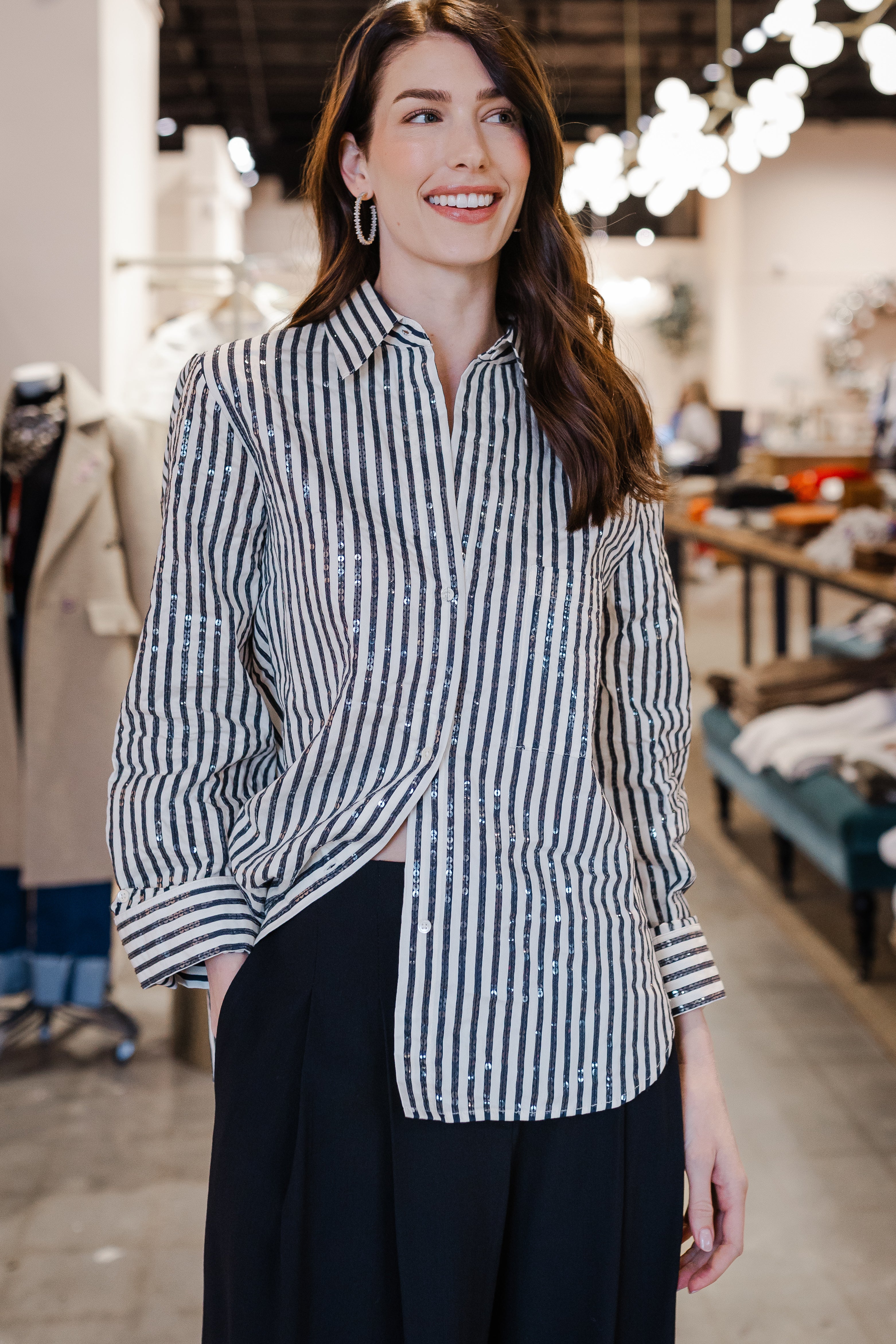 Next Morning - Indigo/White