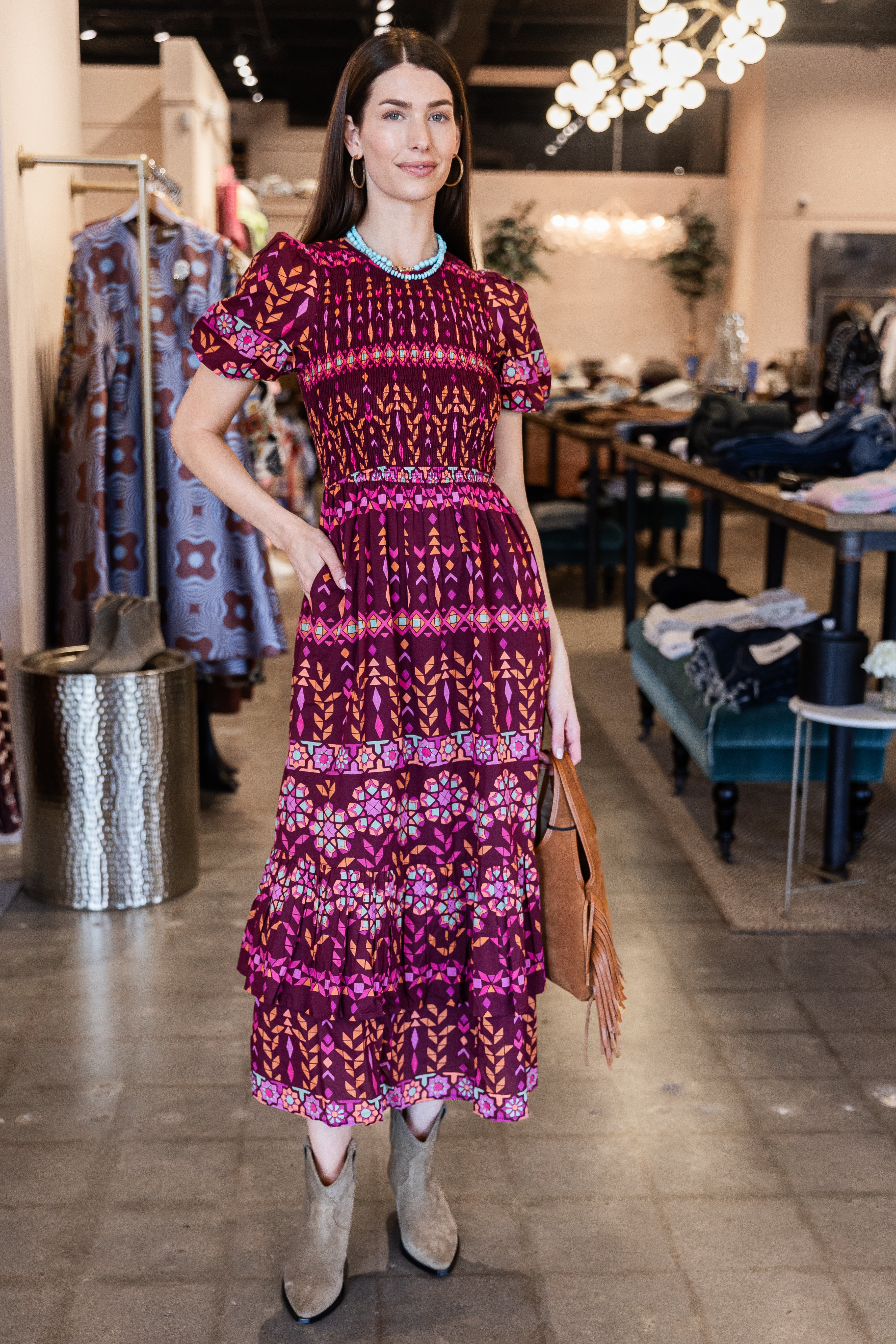 Quant Dress - Rhubarb