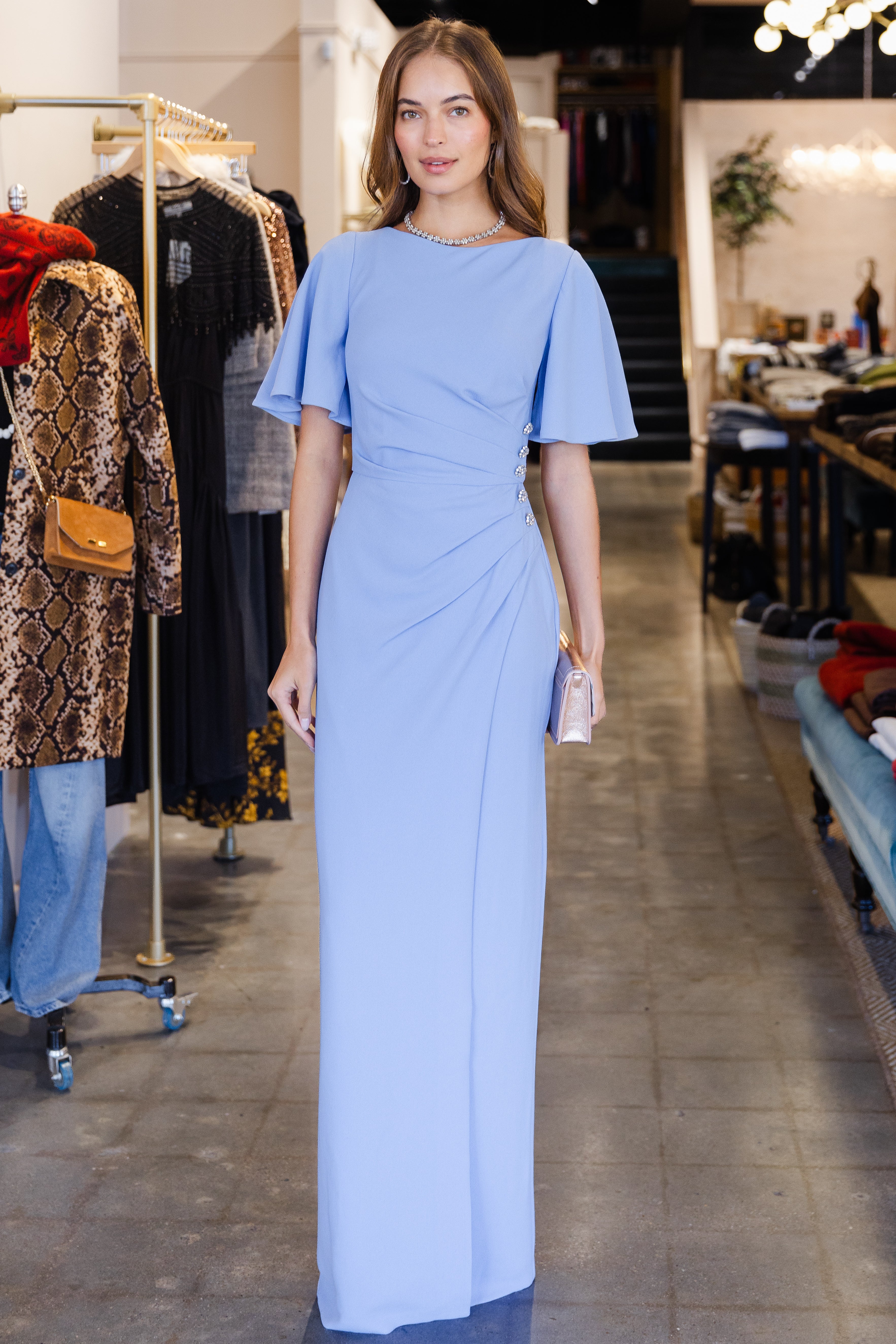 Gimlet Gown - Cornflower Blue