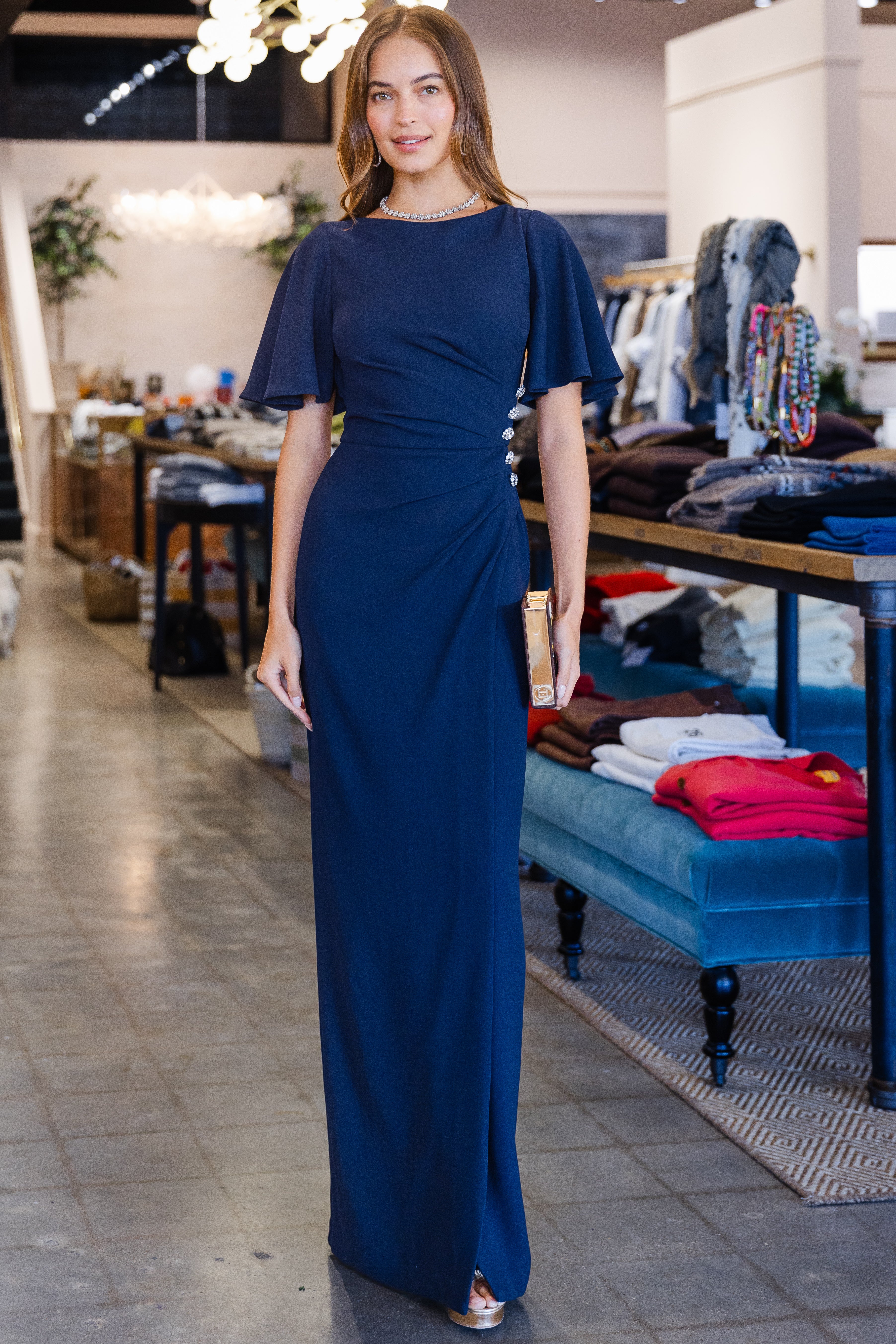 Gimlet Gown - Navy
