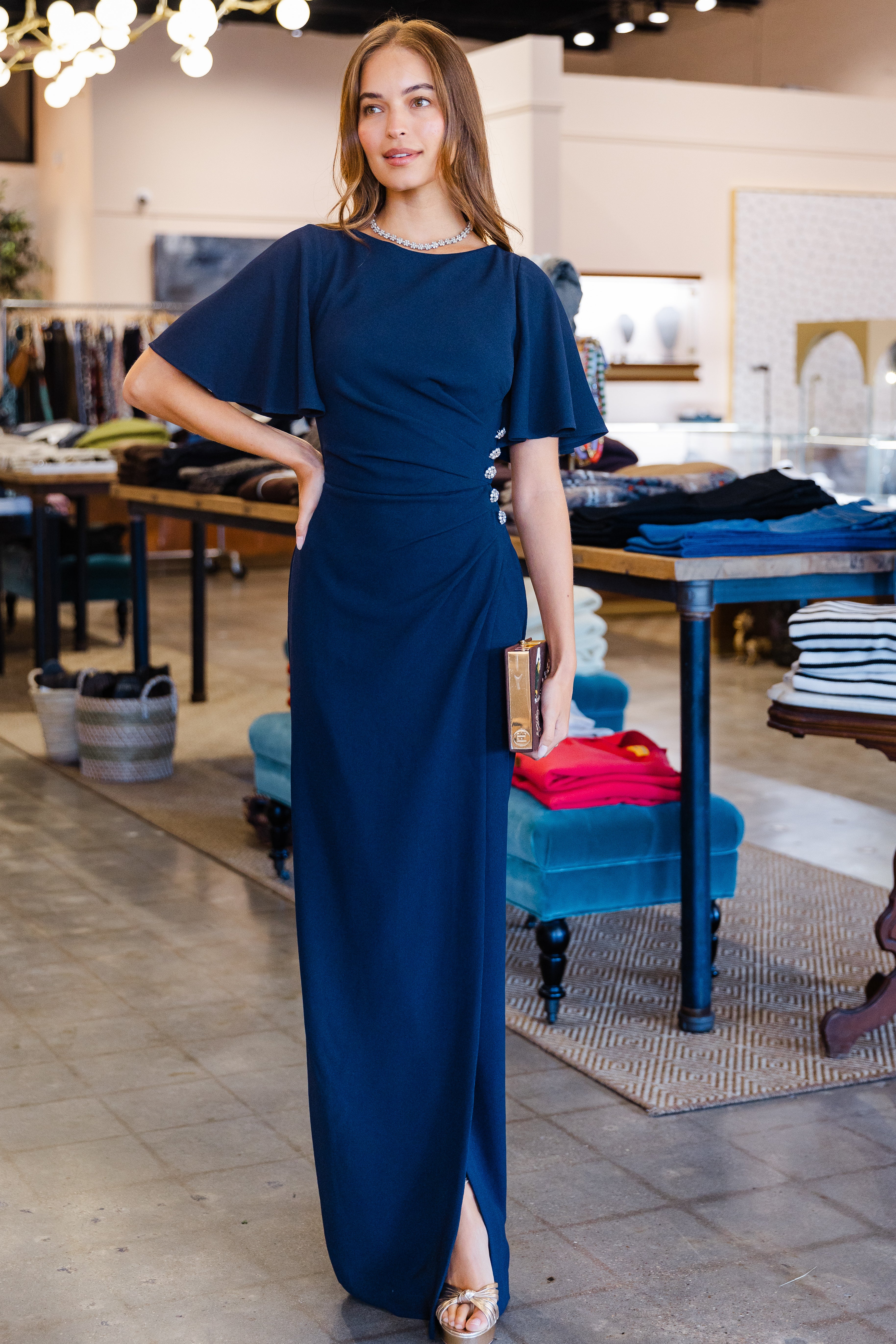 Gimlet Gown - Navy