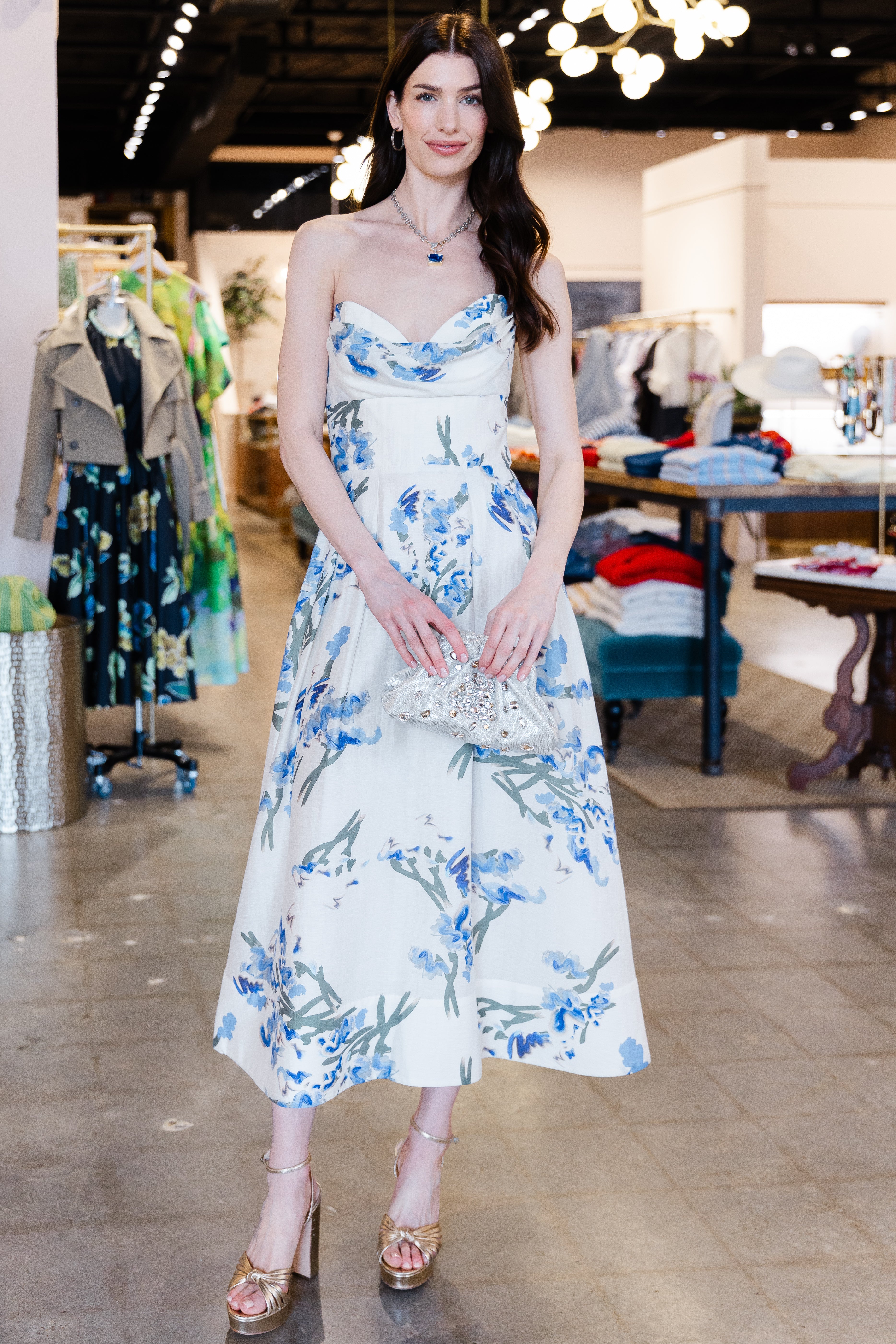 Bluebell Meadow Midi - Print