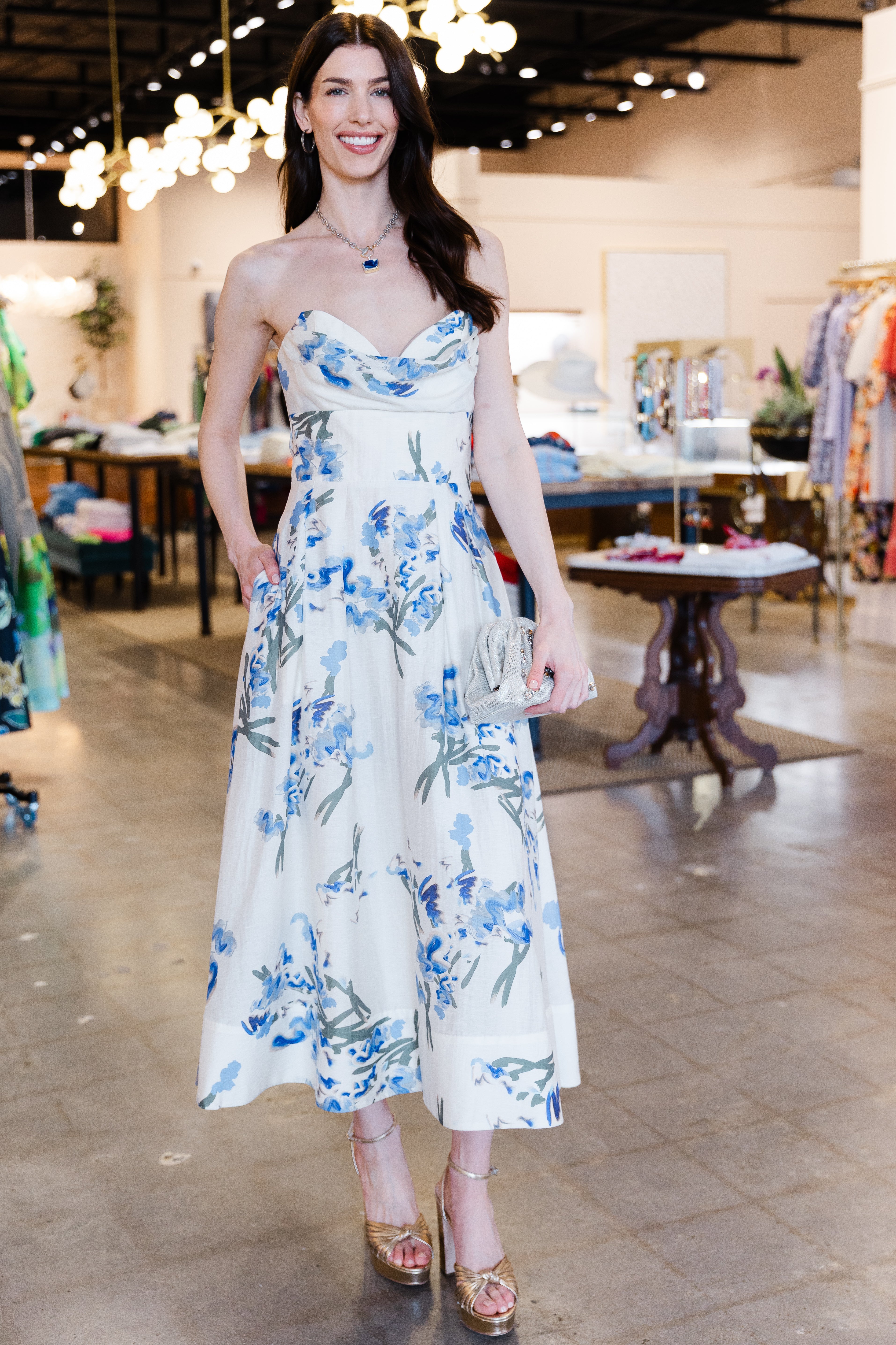 Bluebell Meadow Midi - Print