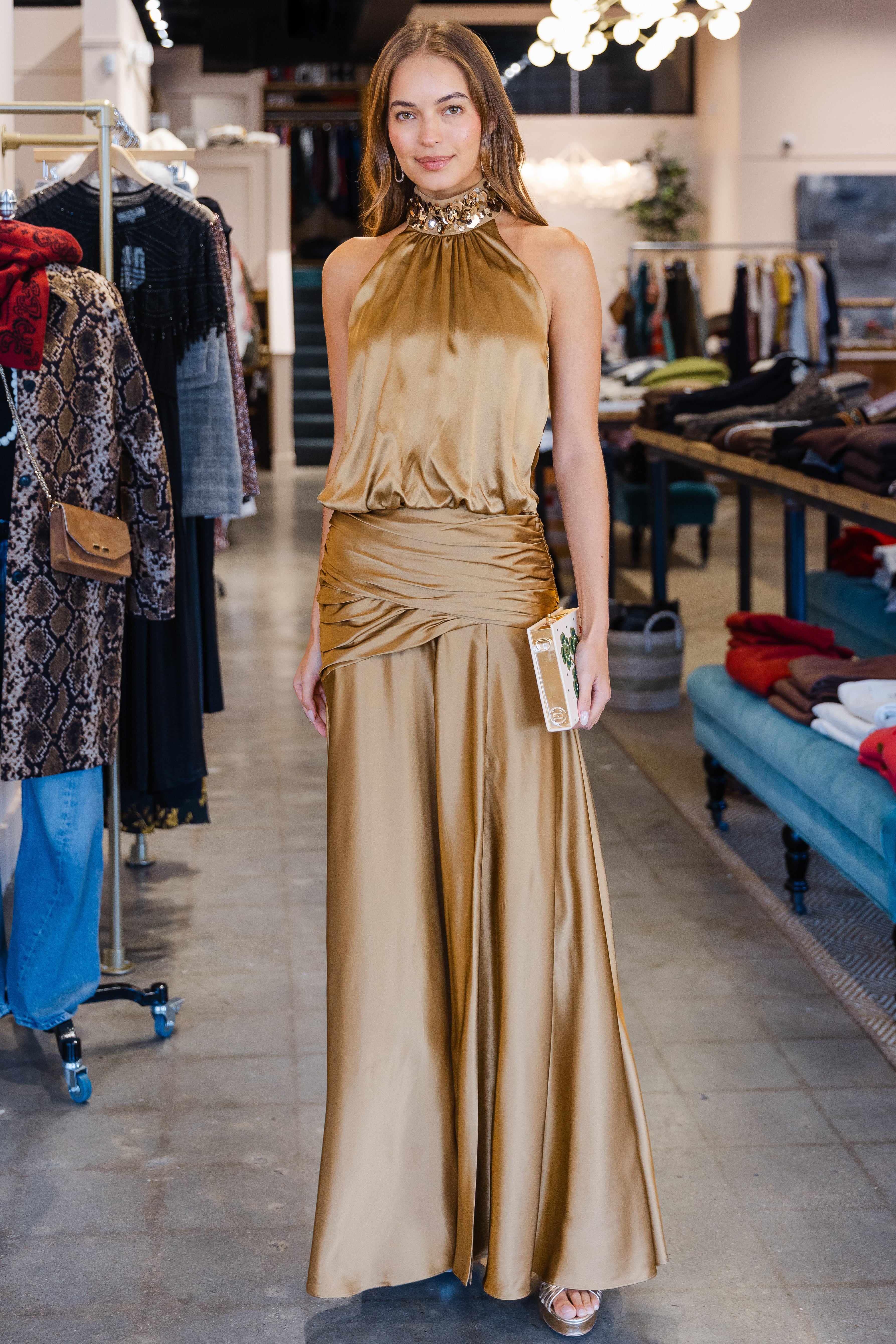 Windsor Gown - Gold