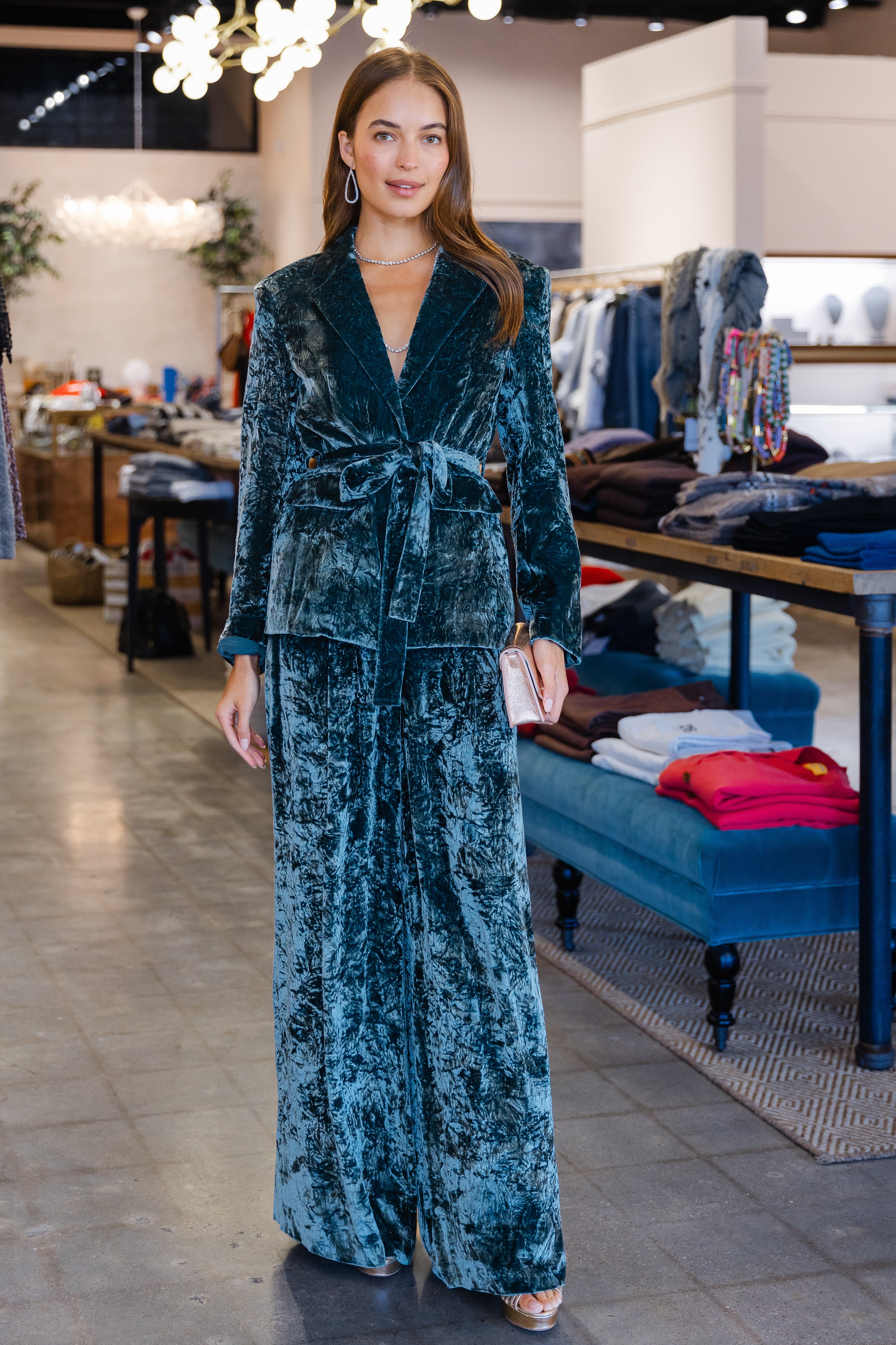 Ellery Velvet Jacket - Jadeite