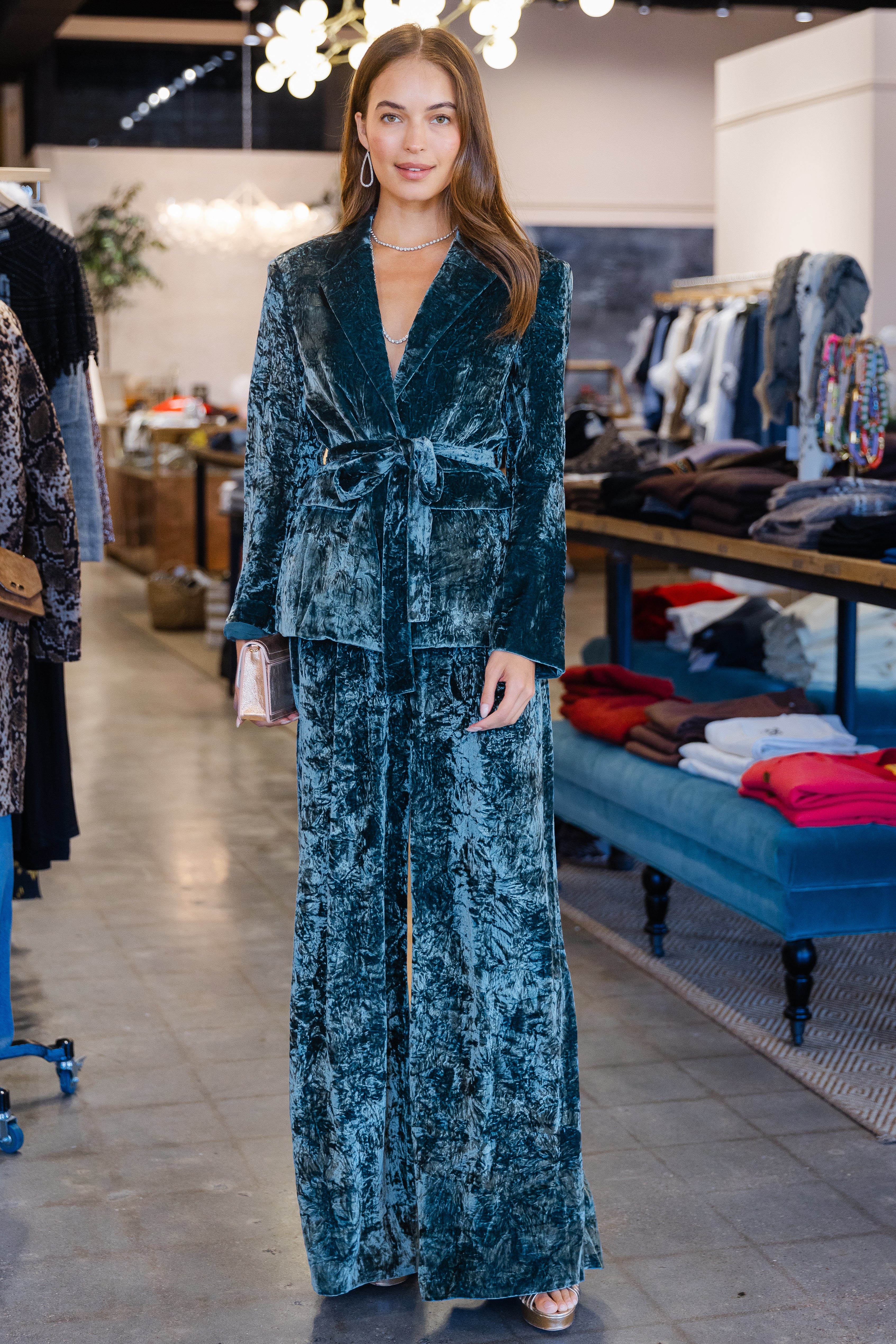 Ellery Velvet Jacket - Jadeite