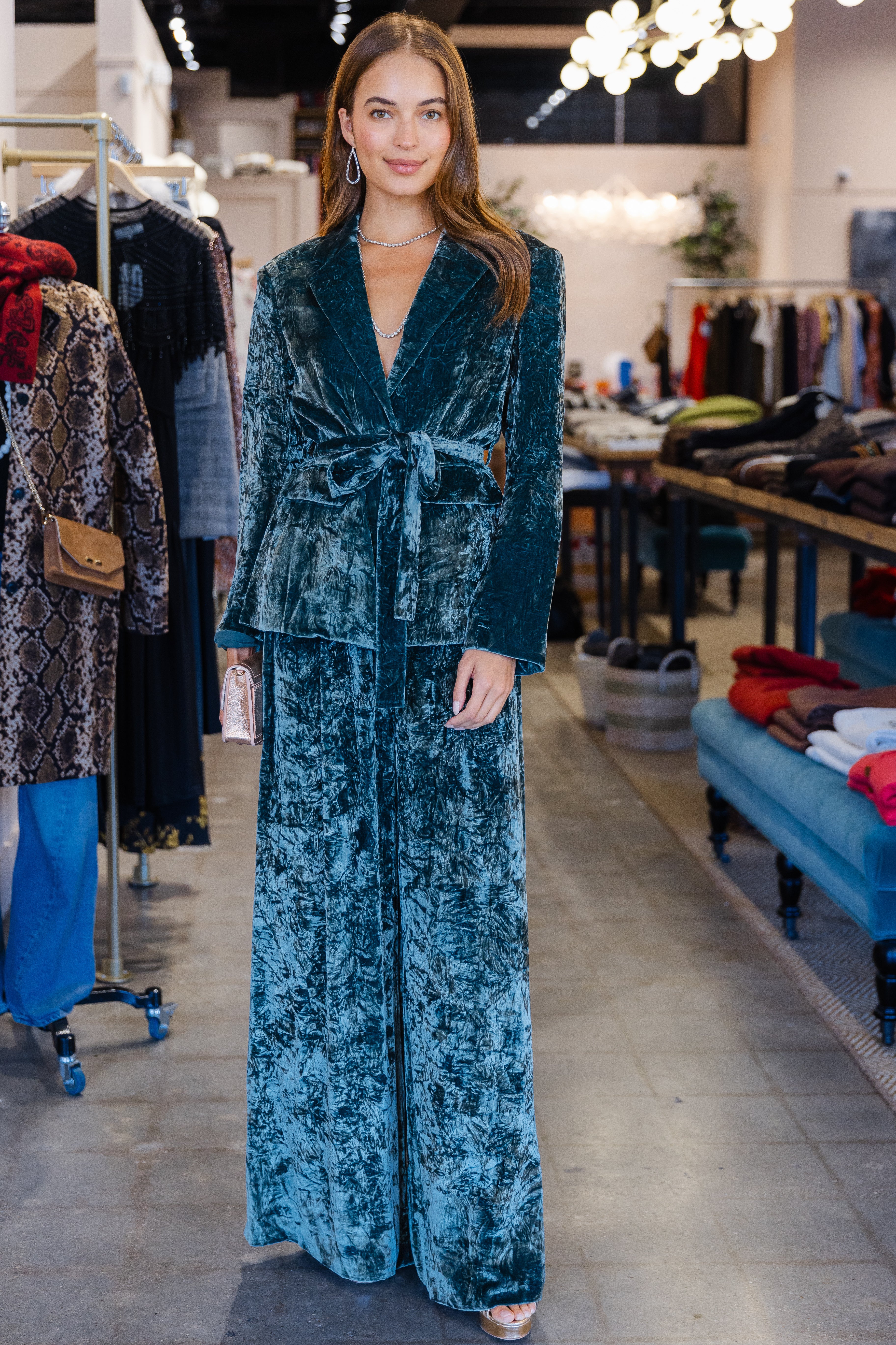 Ellery Velvet Jacket - Jadeite