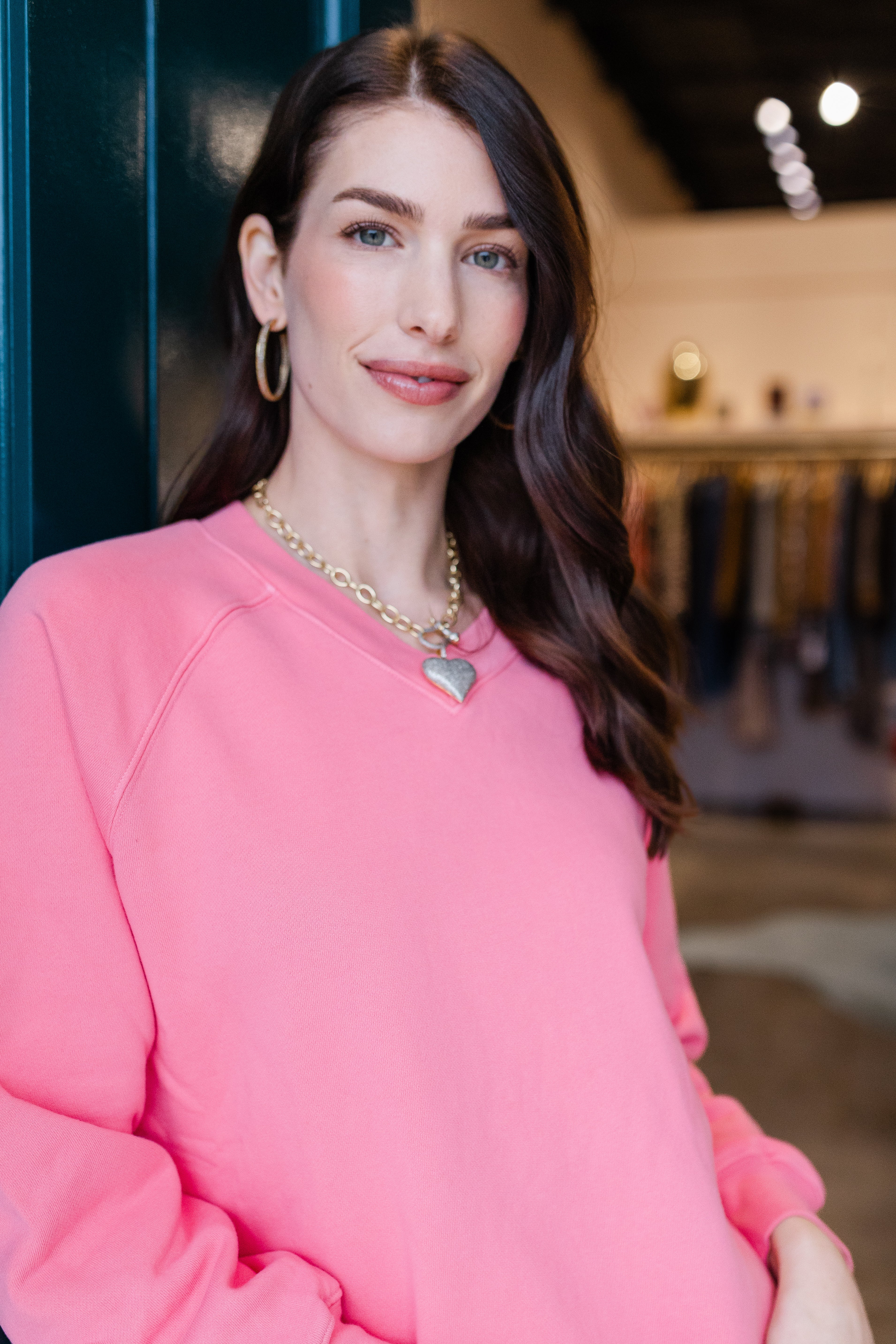 Brit Sweatshirt - Pink Bloom