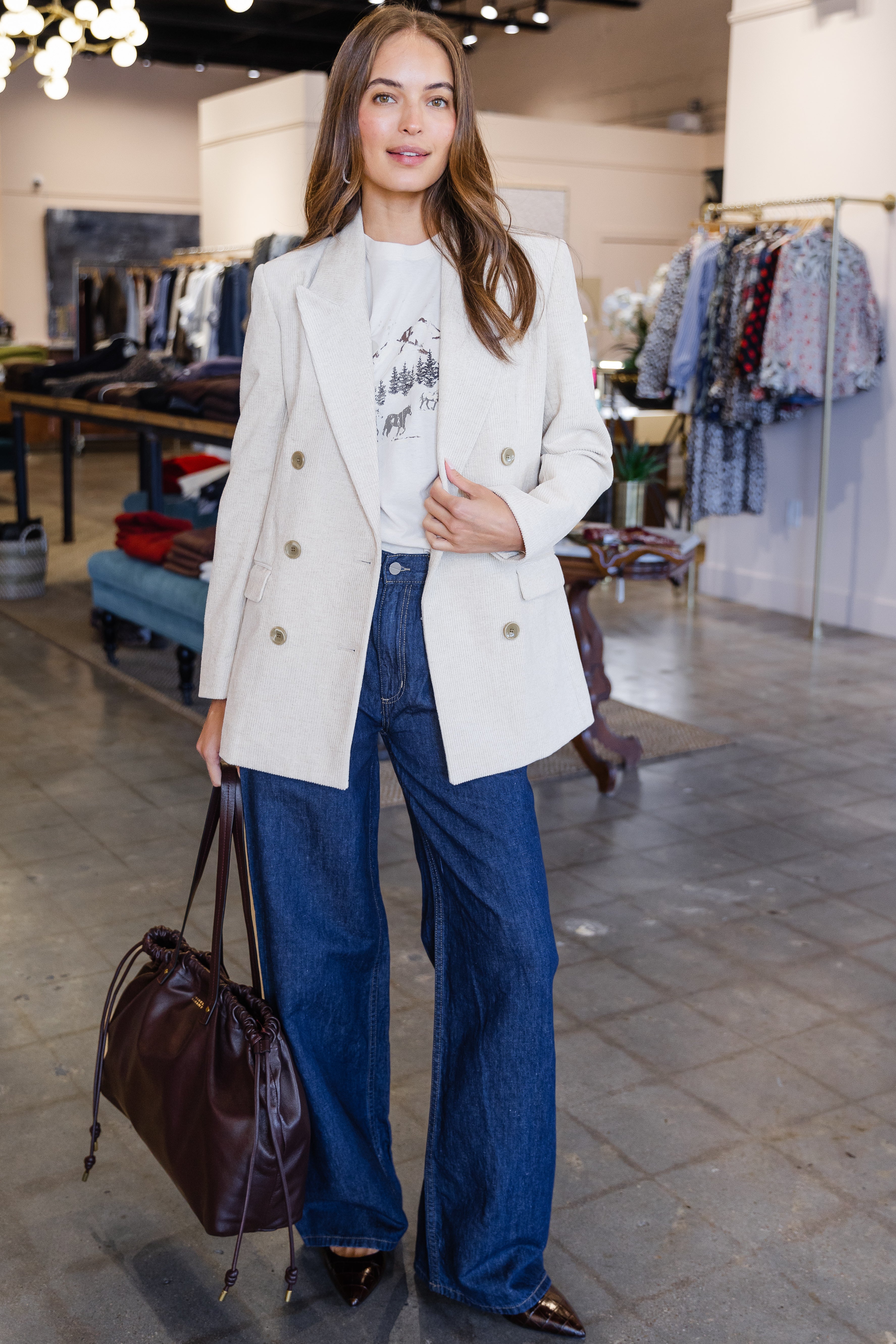 Rasma Blazer - Ecru
