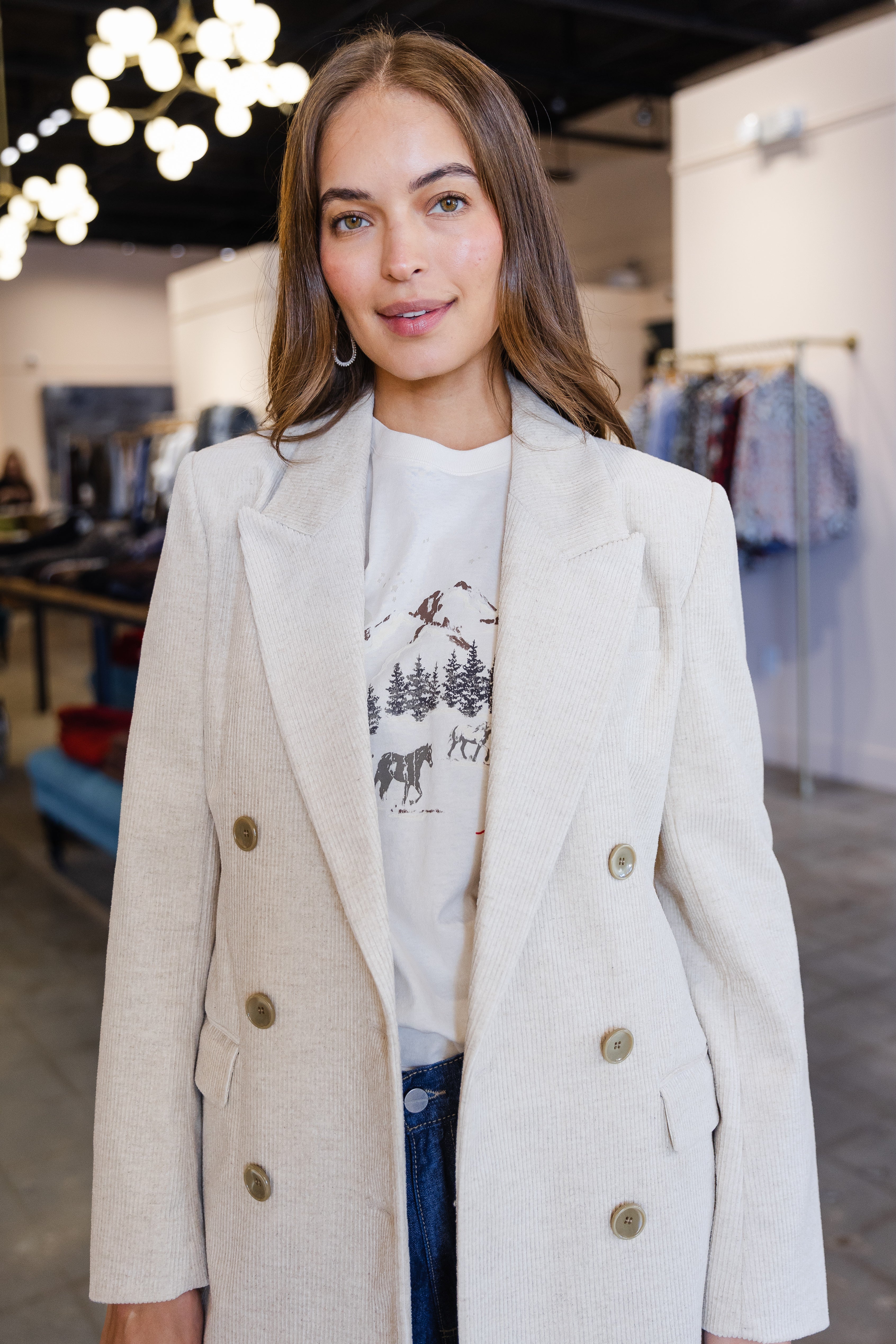 Rasma Blazer - Ecru