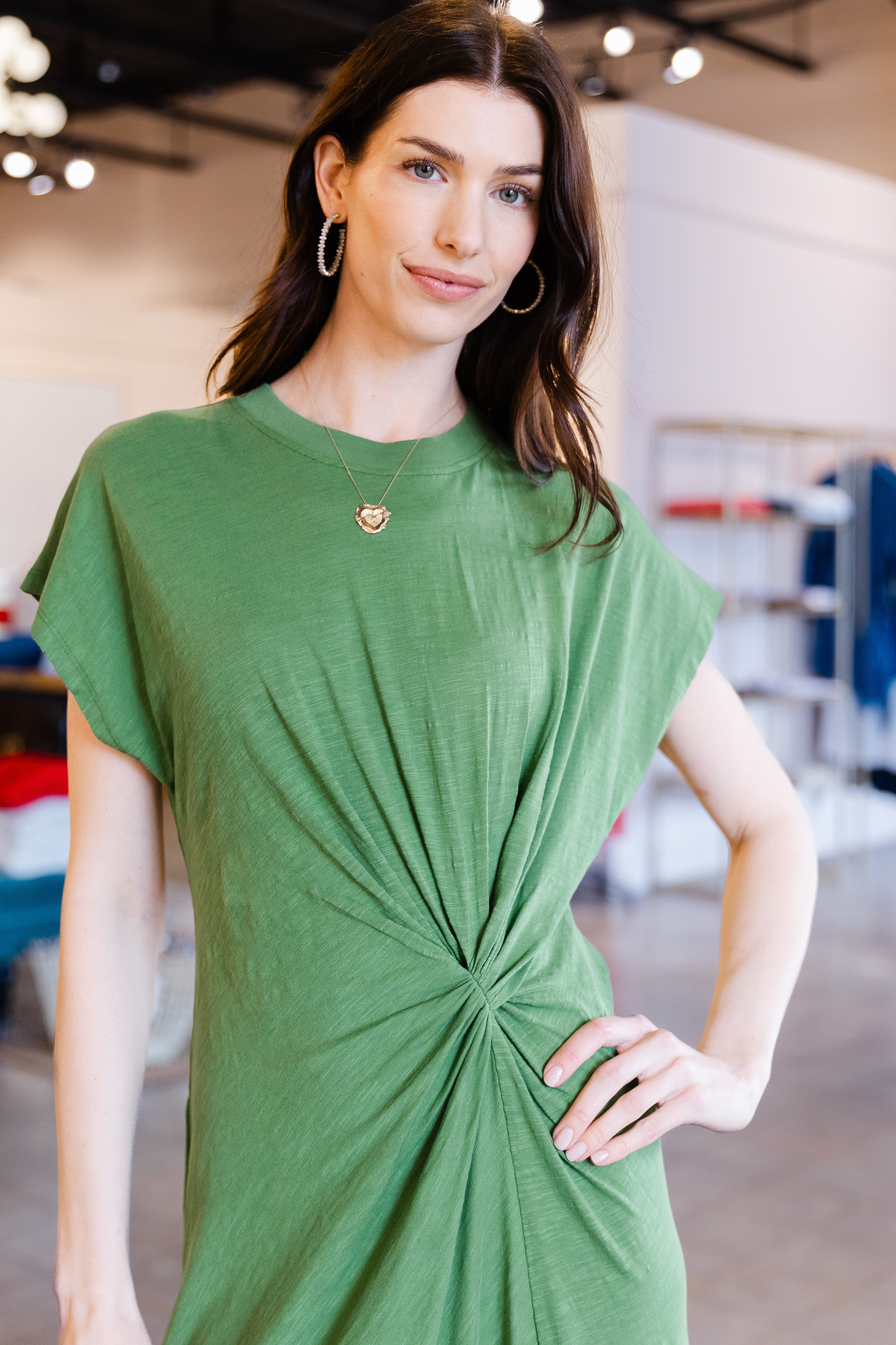 Volta Twist Dress - Jardin