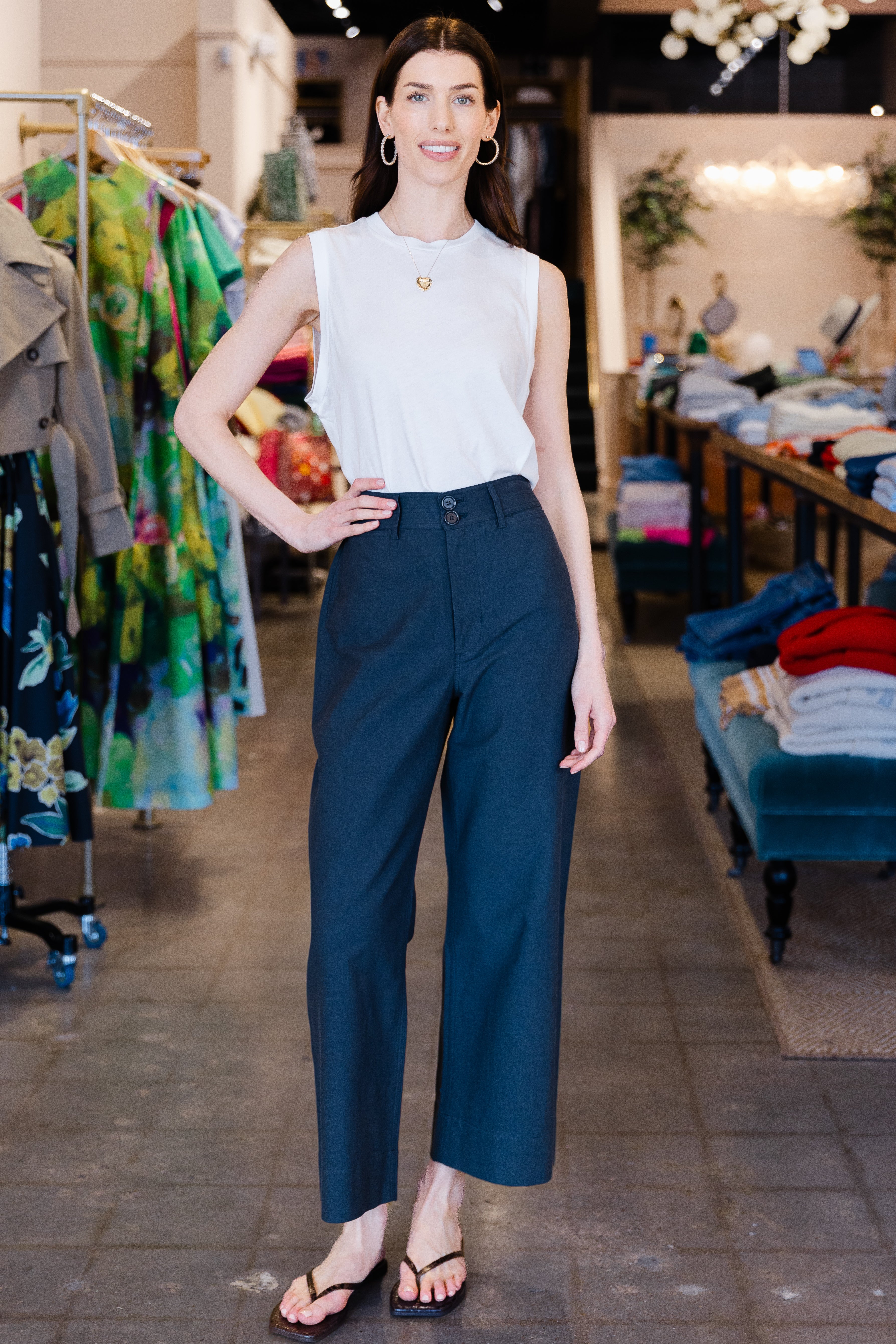 Classic Merida Pant - Navy