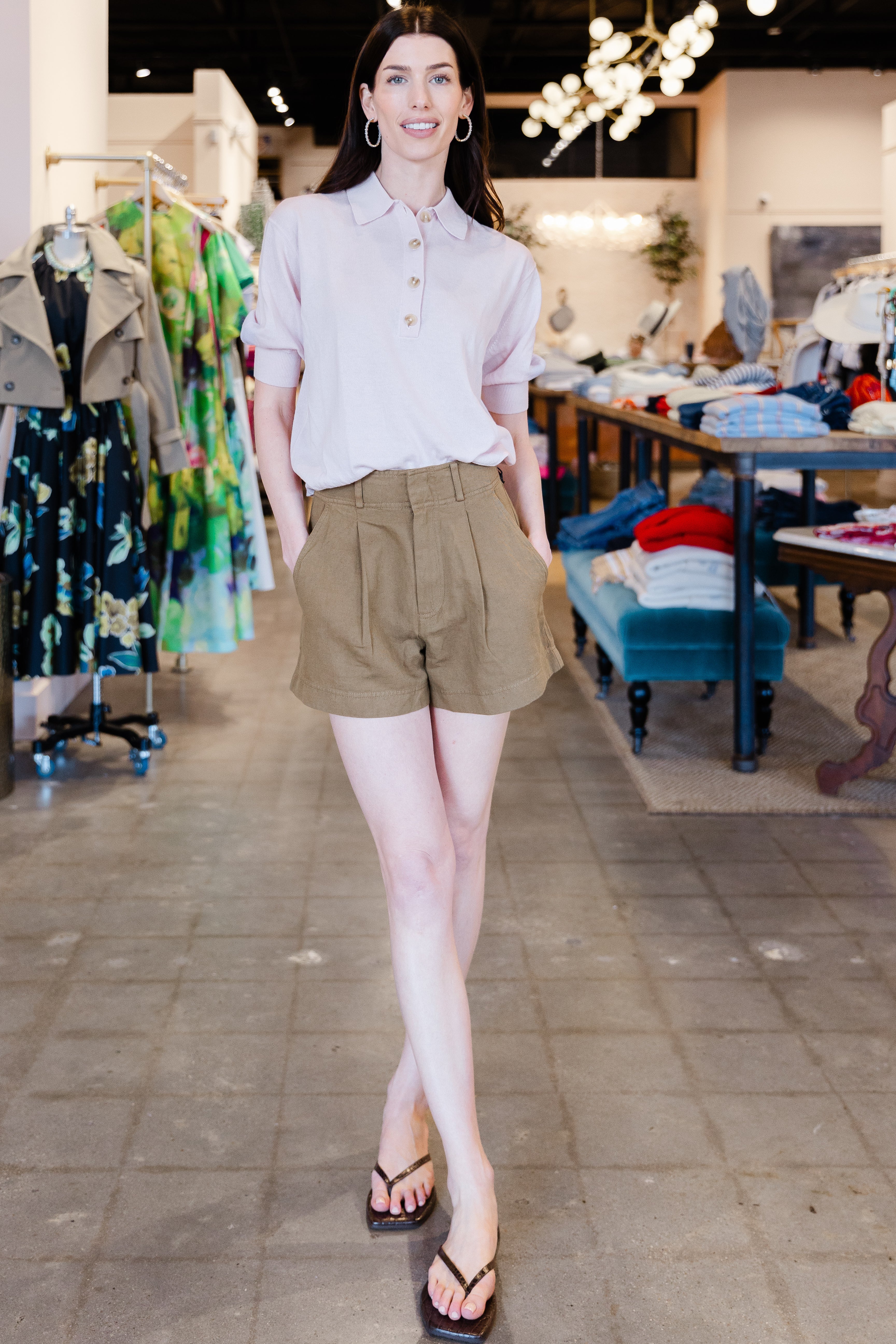 Short Bari Short - Tobacco