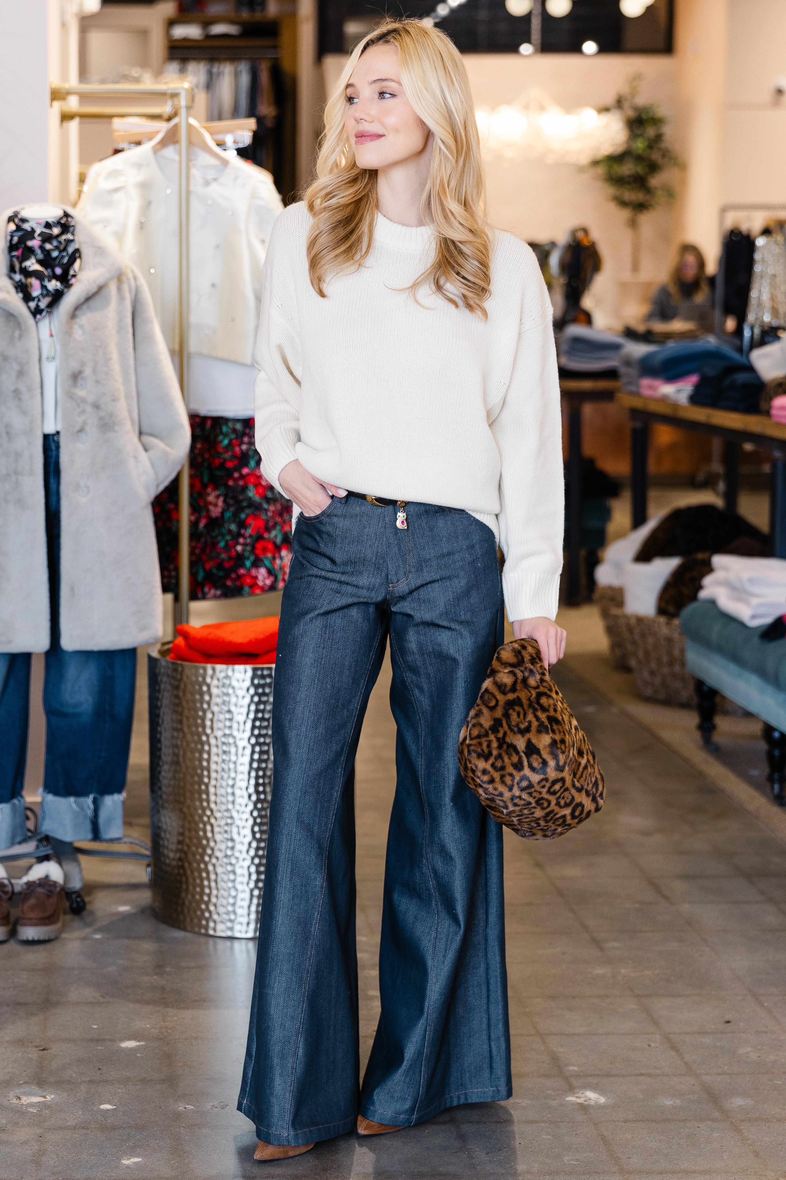 The Cashmere Signature Crew - Cream