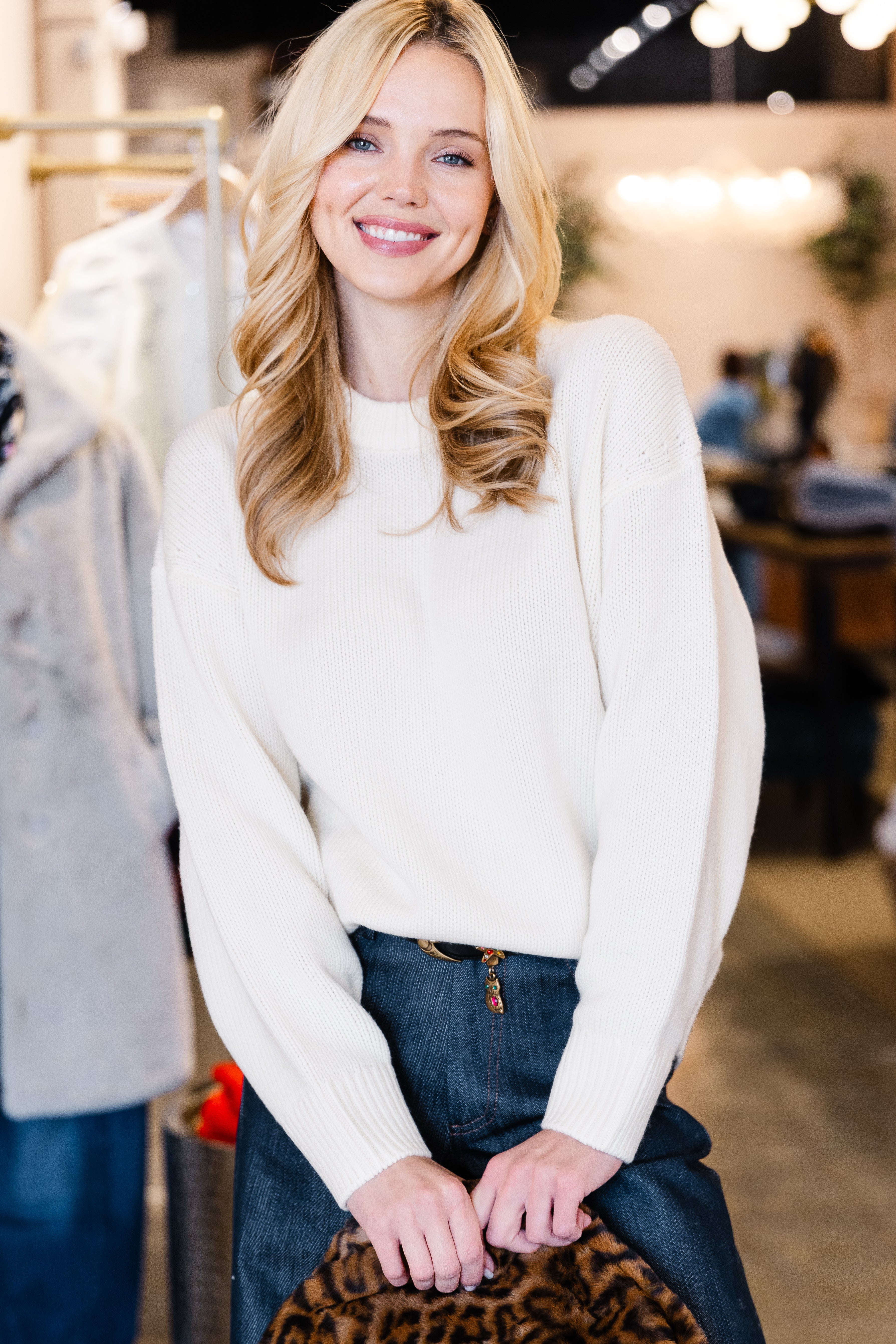 The Cashmere Signature Crew - Cream