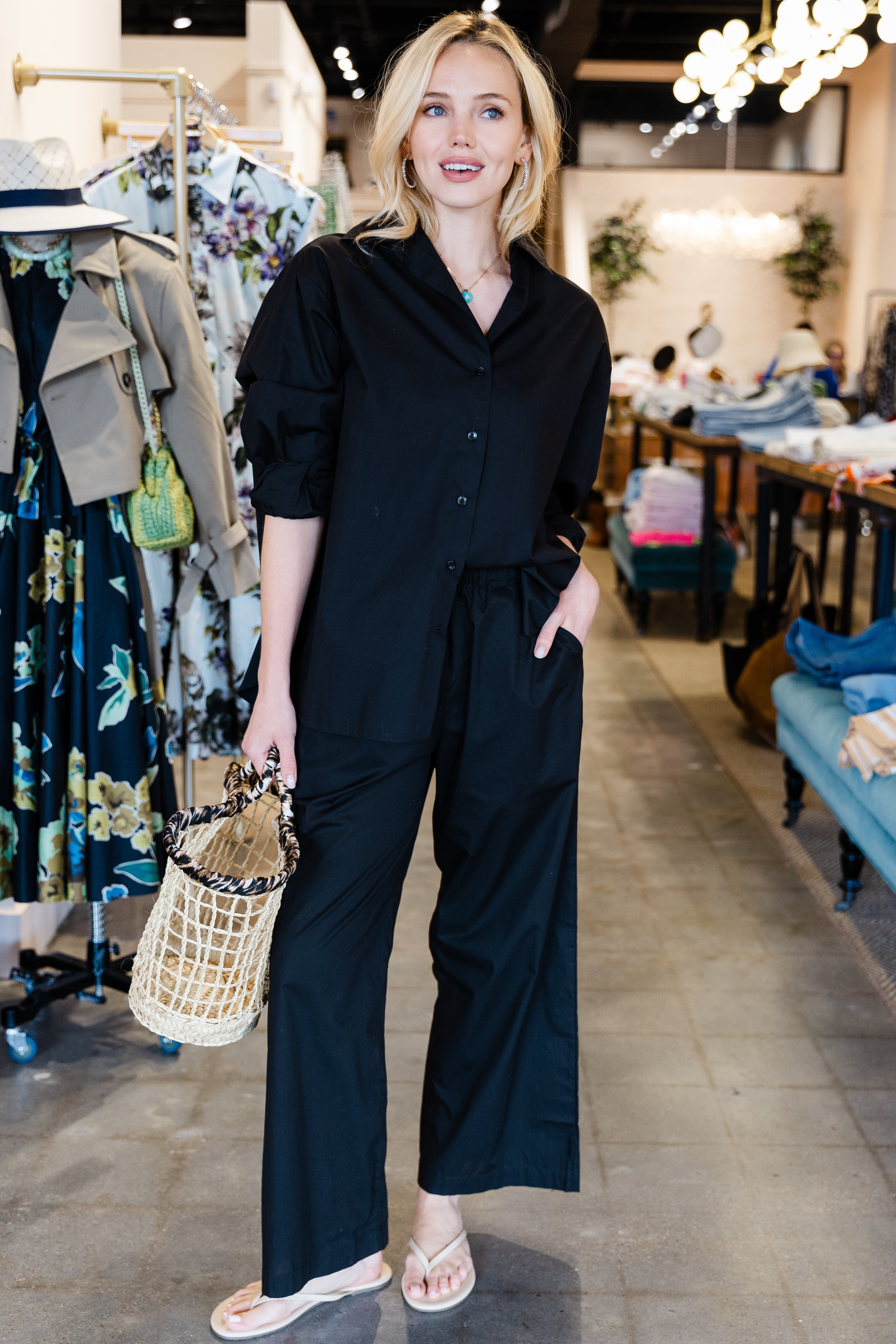Capri Shirt - Black