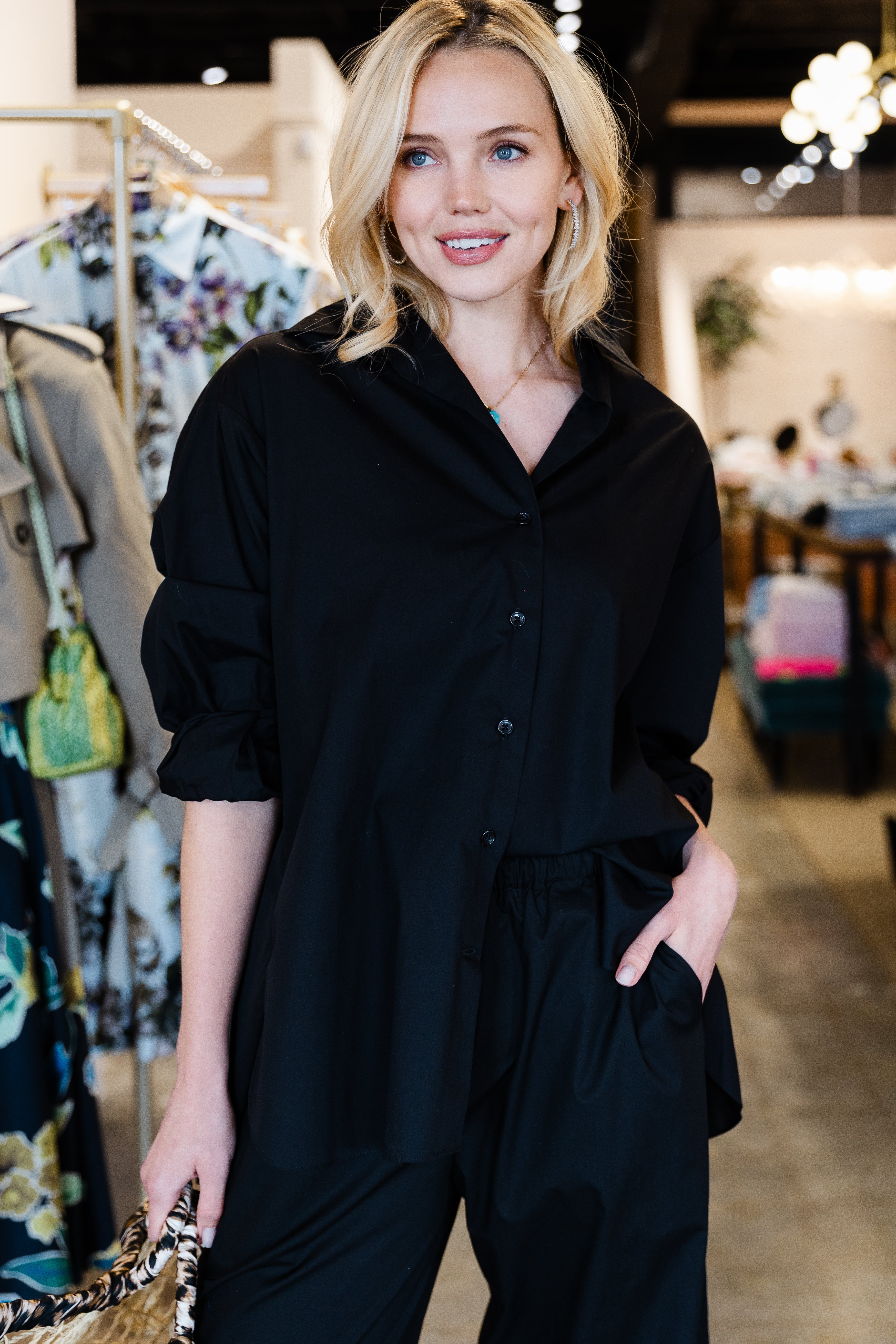 Capri Shirt - Black